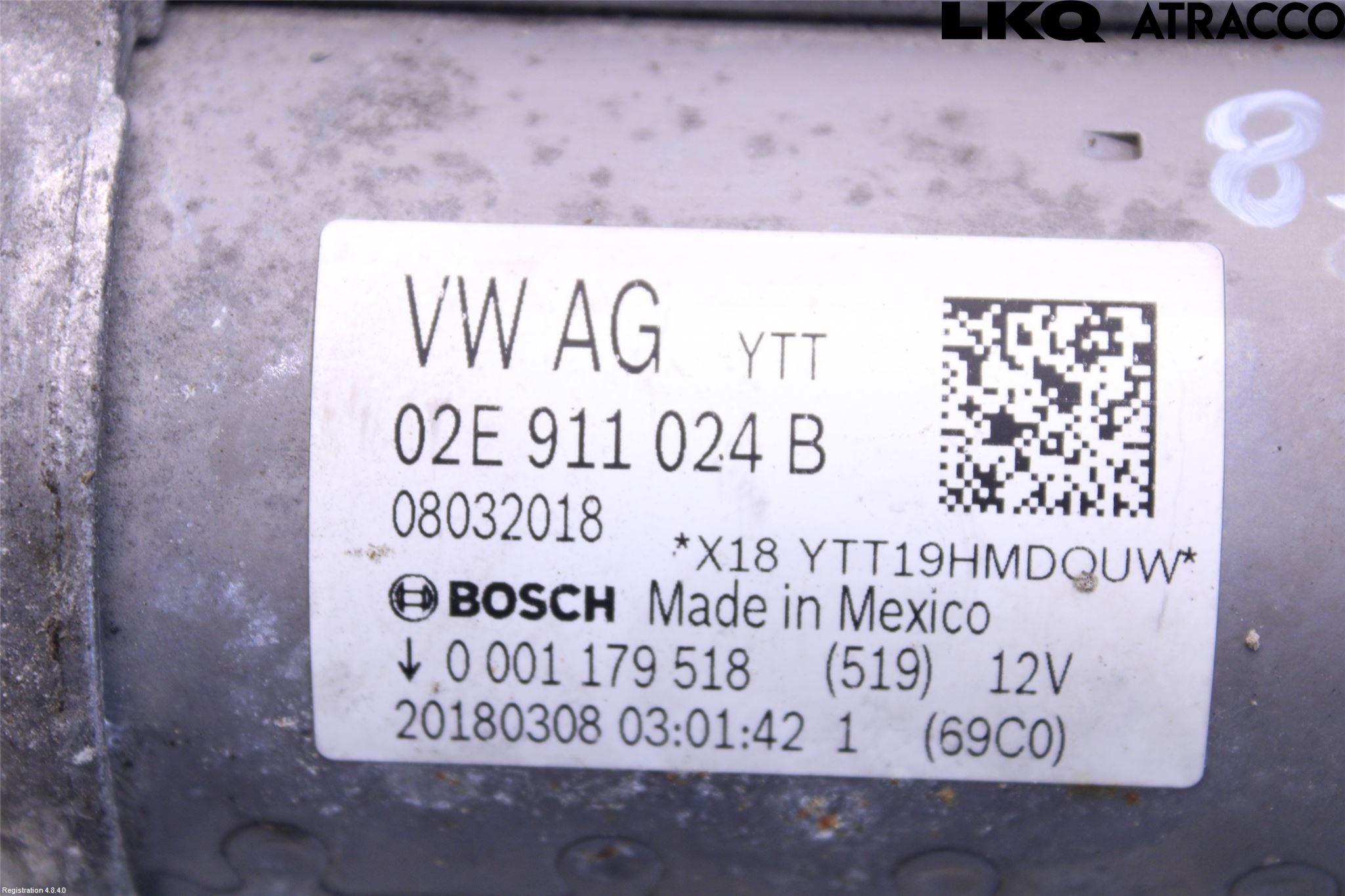 Volkswagen VW TIGUAN 16-24 Startmotor