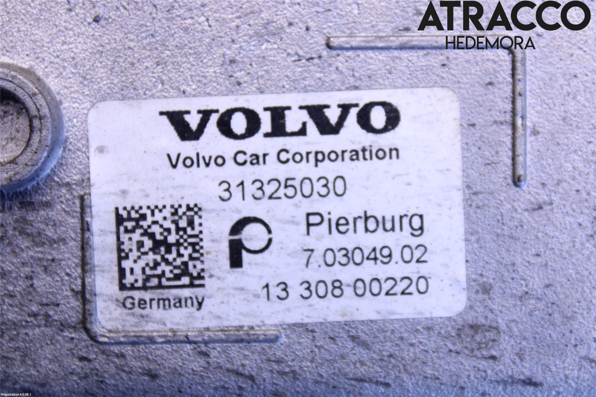 Volvo V70 14-16 Avgaskylare