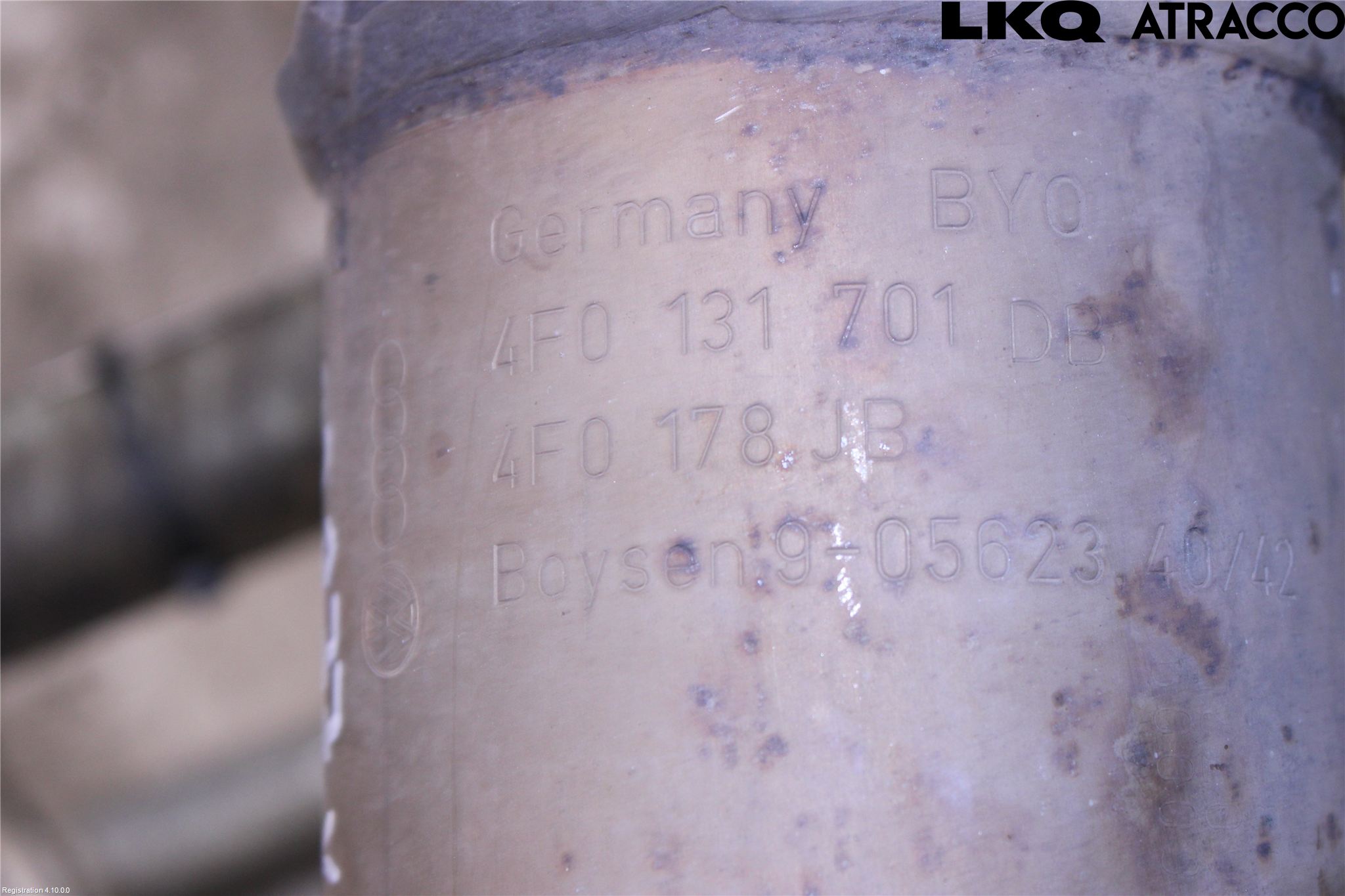 Audi A8/S8 4E  02-09 Grenrör Avgas