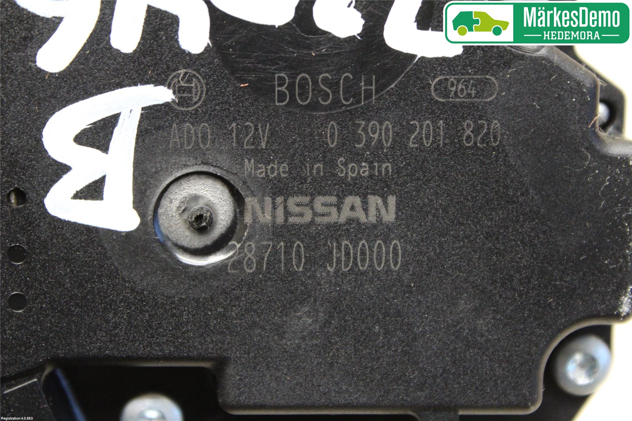 Nissan QASHQAI   07-10 Torkarmotor Baklucka