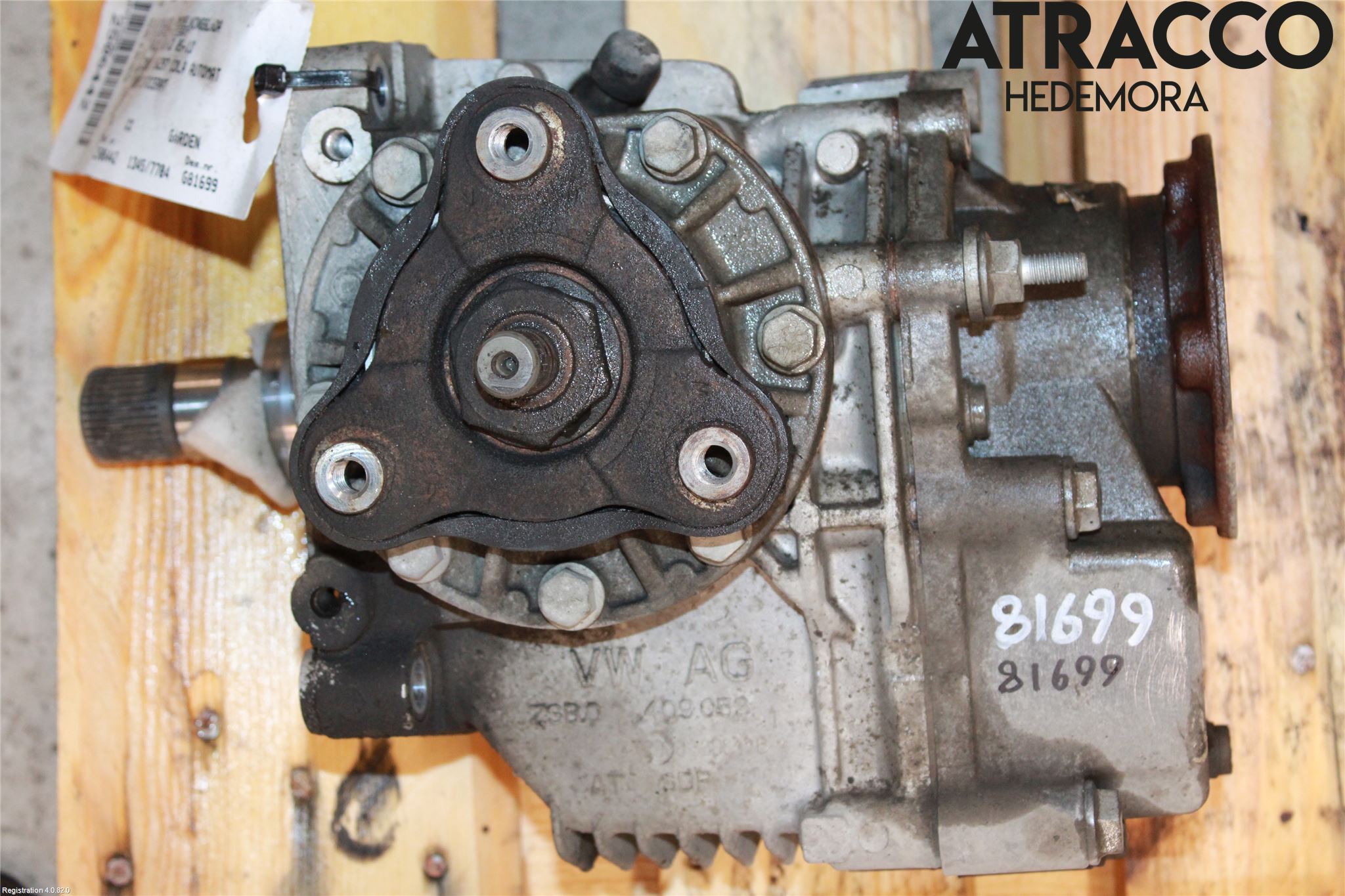 Audi A3/S3 05-13 Växel Fördelningslåda