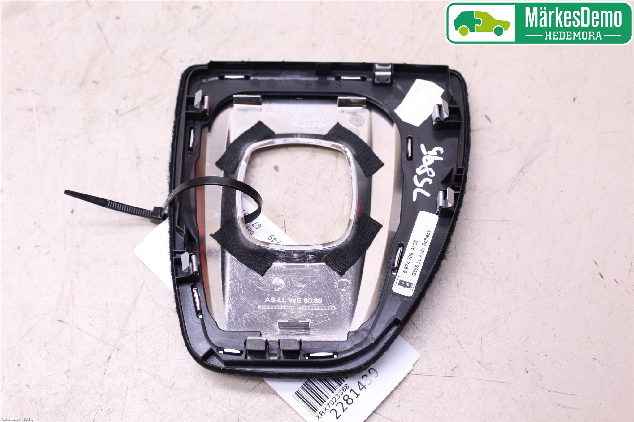 BMW 5 E60/61 Sed/Tou 02-10 Inredning Sarg Växelspak