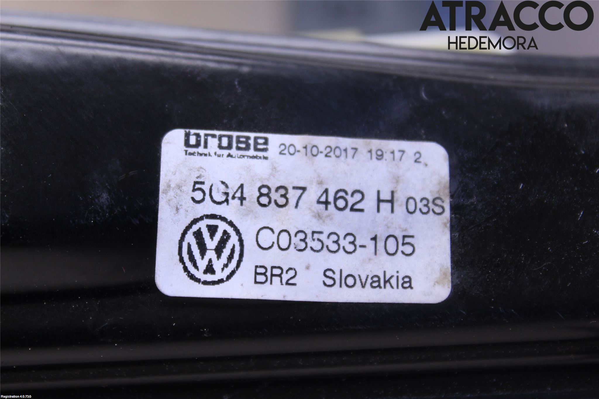 Volkswagen VW GOLF / E-GOLF VII 13-20 Fönsterhiss El Kompl