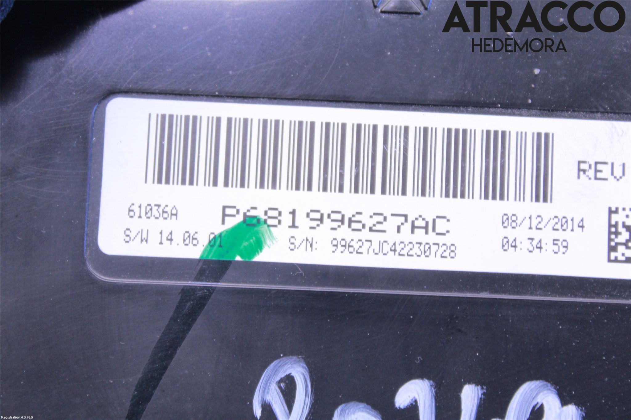 Fiat FREEMONT Styrenhet CupEvärme