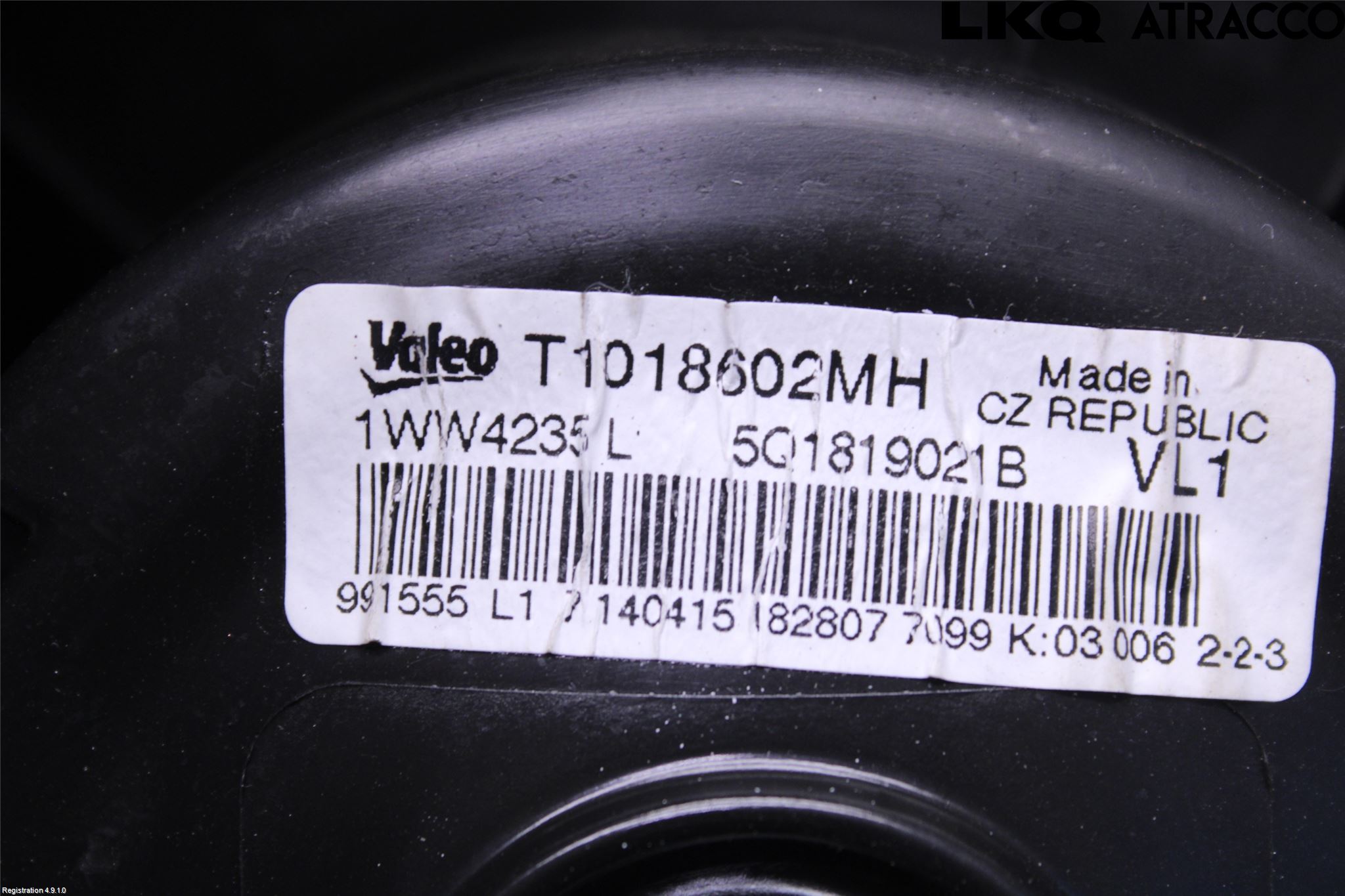 Volkswagen VW GOLF / E-GOLF VII 13-20 Ac Värmefläkt