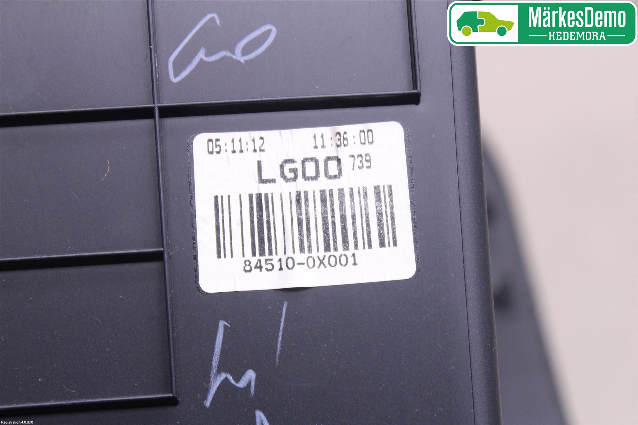 Hyundai i10 PA 08-13 Handskfack