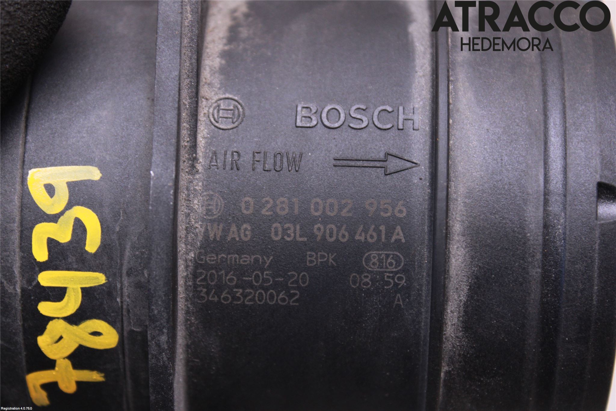 Audi A4/S4 B9 16-19 Injluftmassamätare