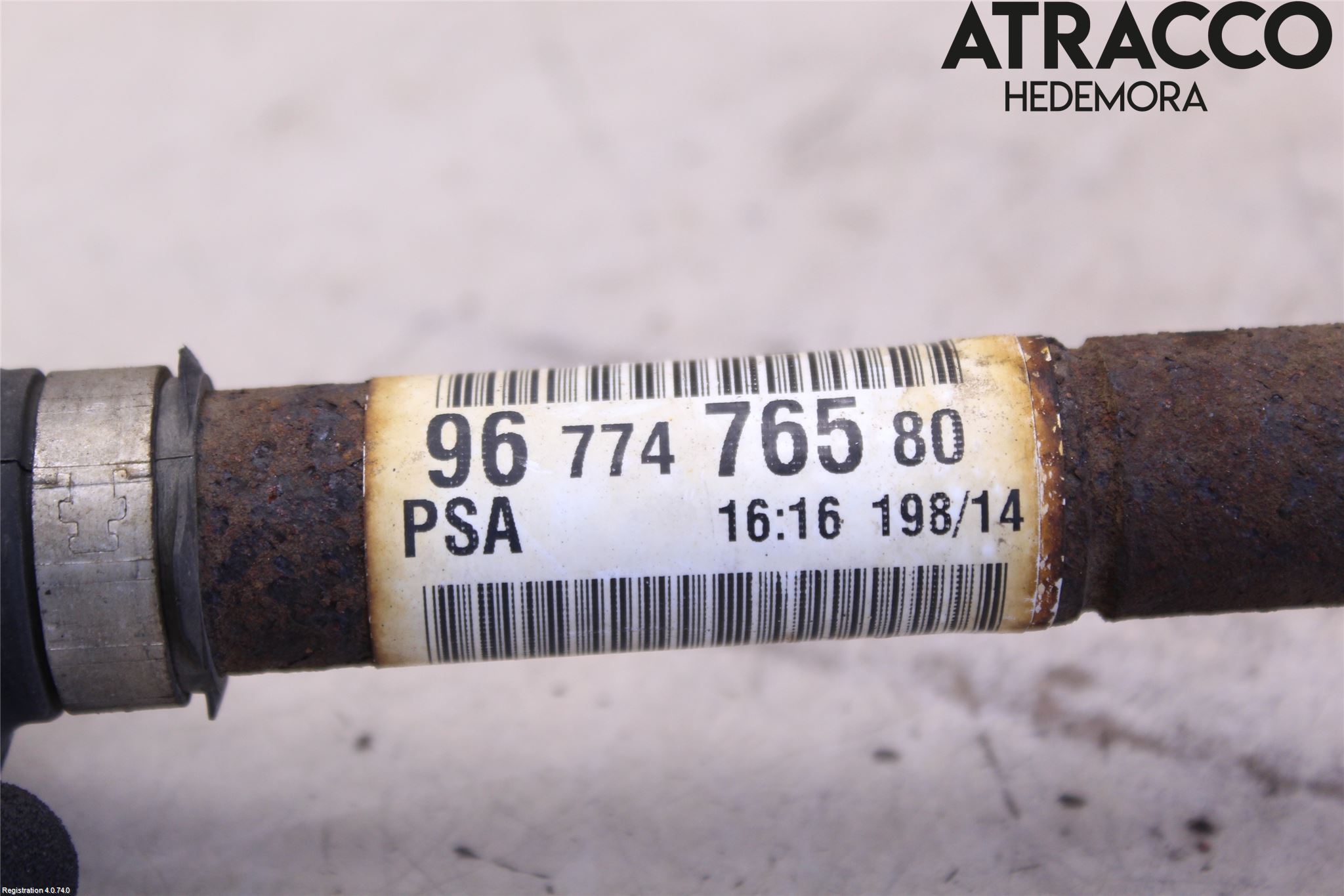 Citroen C4 CACTUS 14-20 Drivaxel Fram Vänster