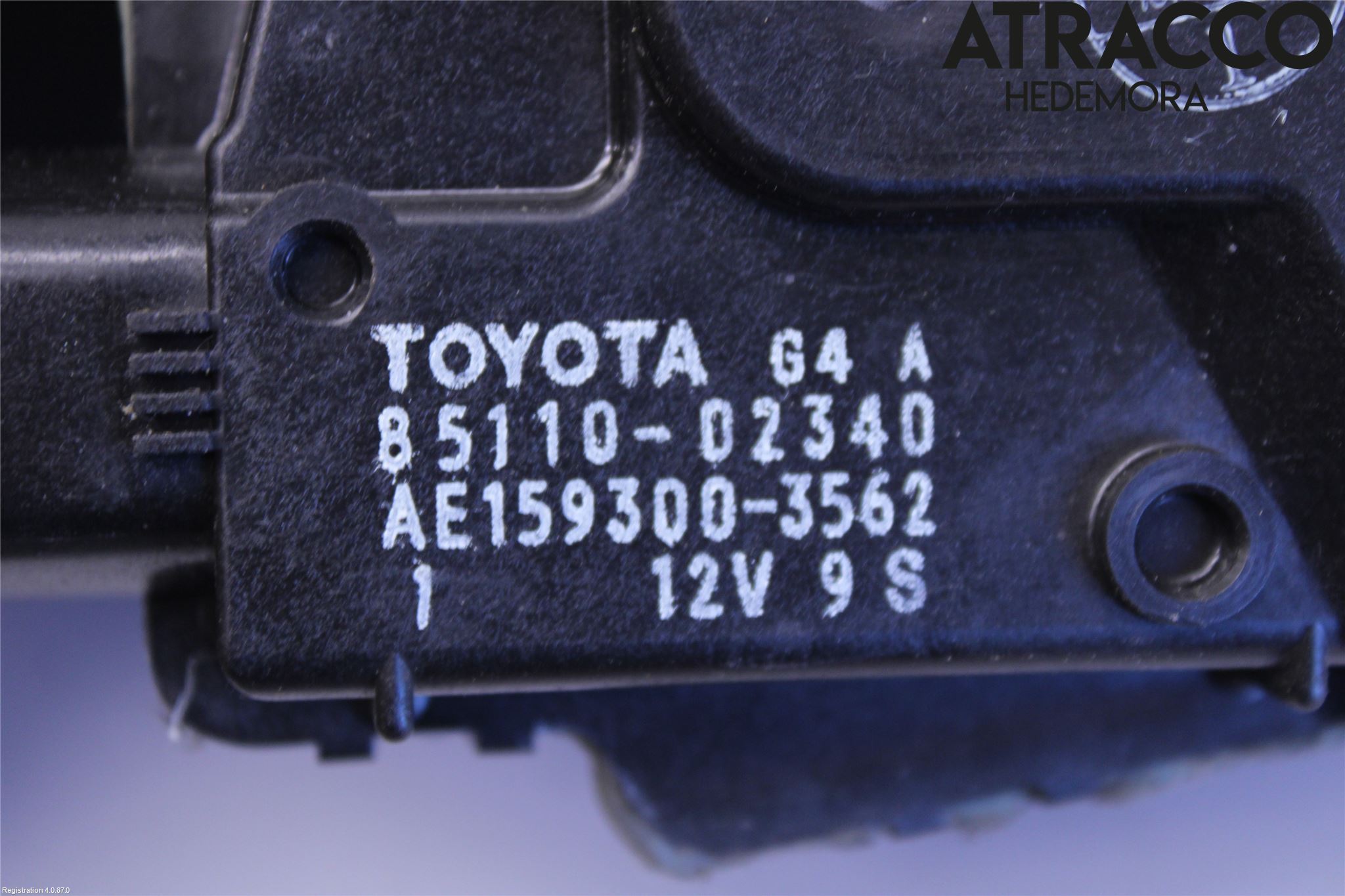 Toyota AURIS 13-19 Torkarmotor Vindruta