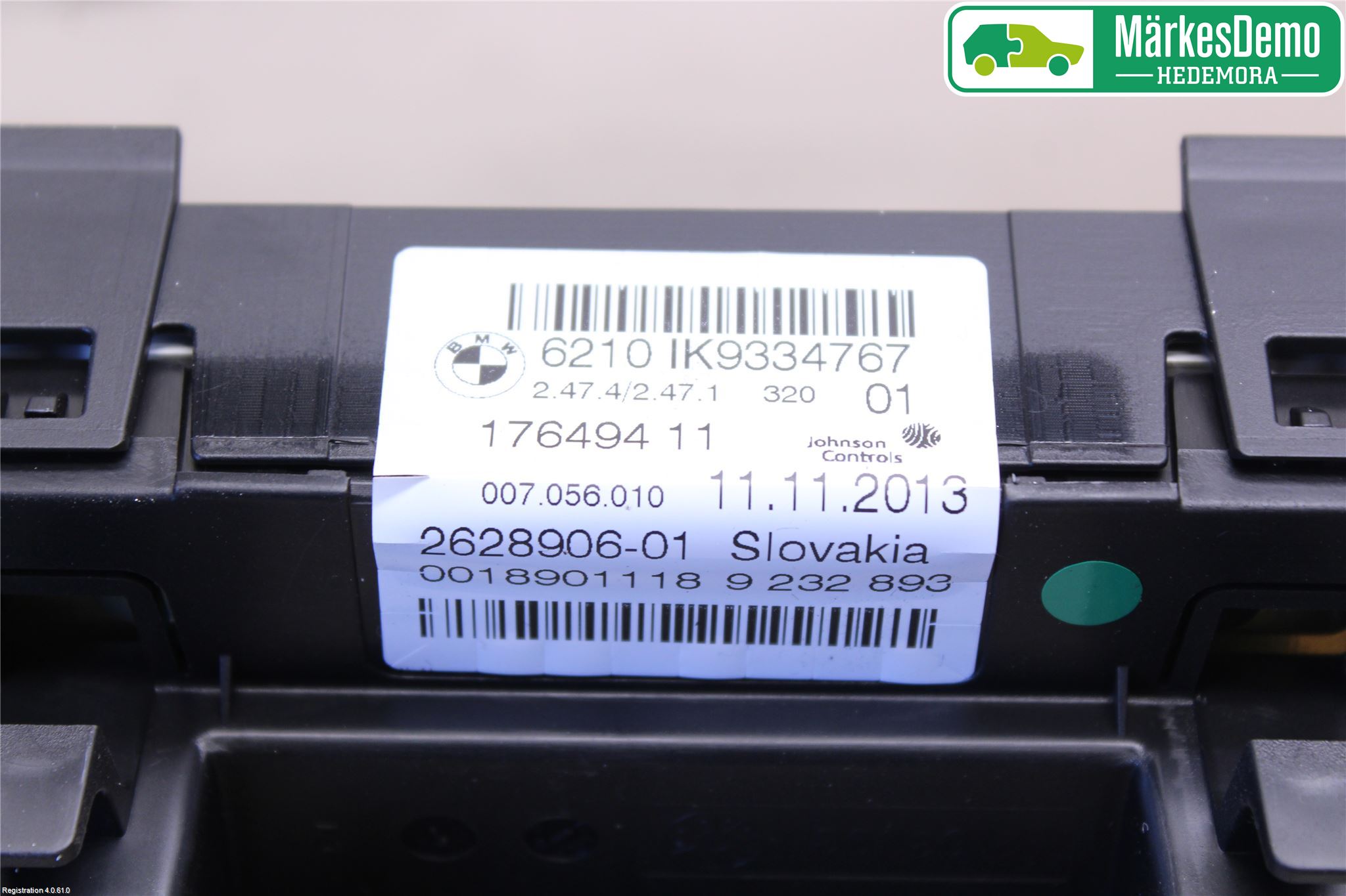 BMW 3 F30/F31/F80 12-19 Instrument Komb