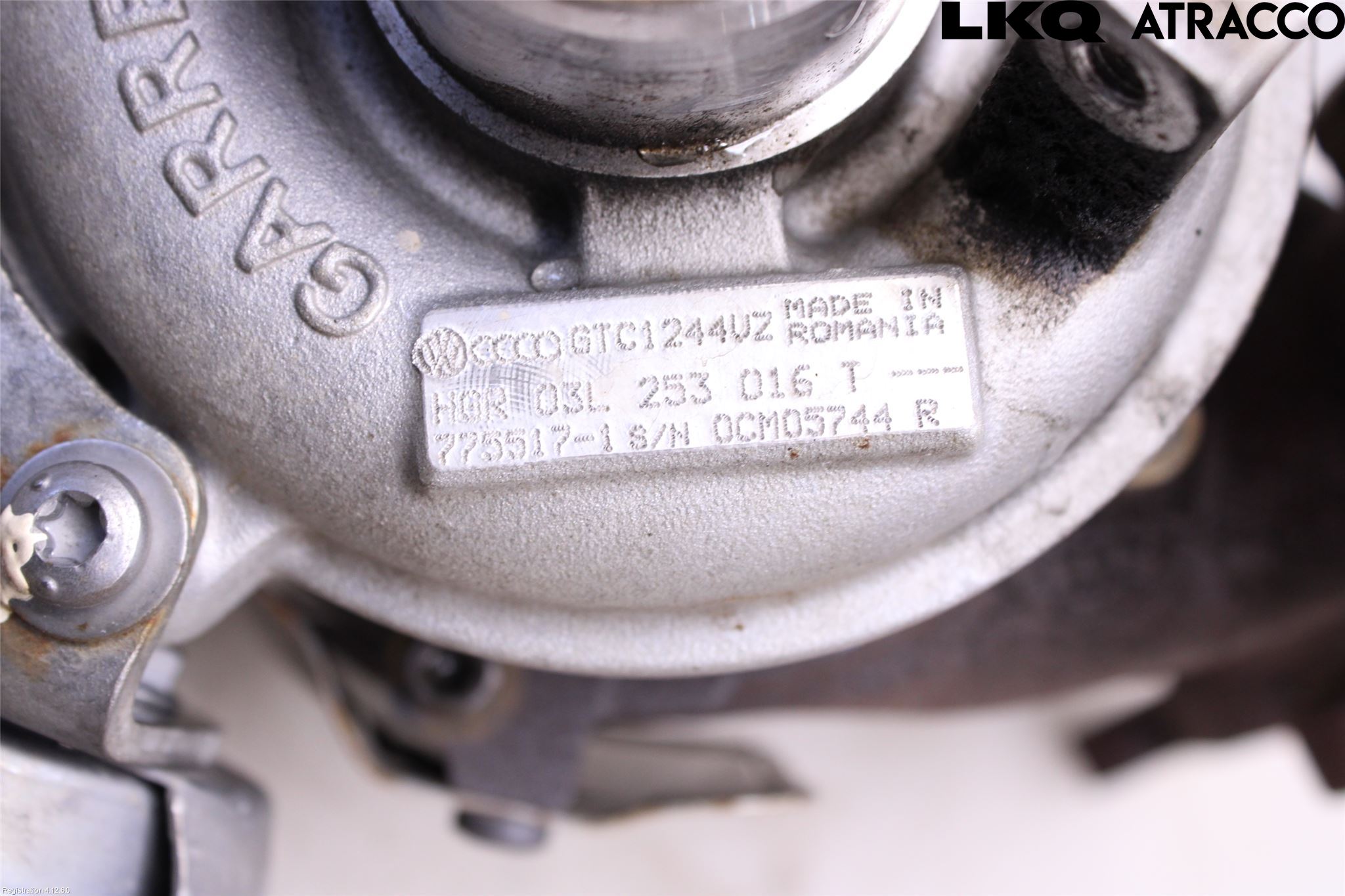Volkswagen VW GOLF VI 09-13 Turboaggregat