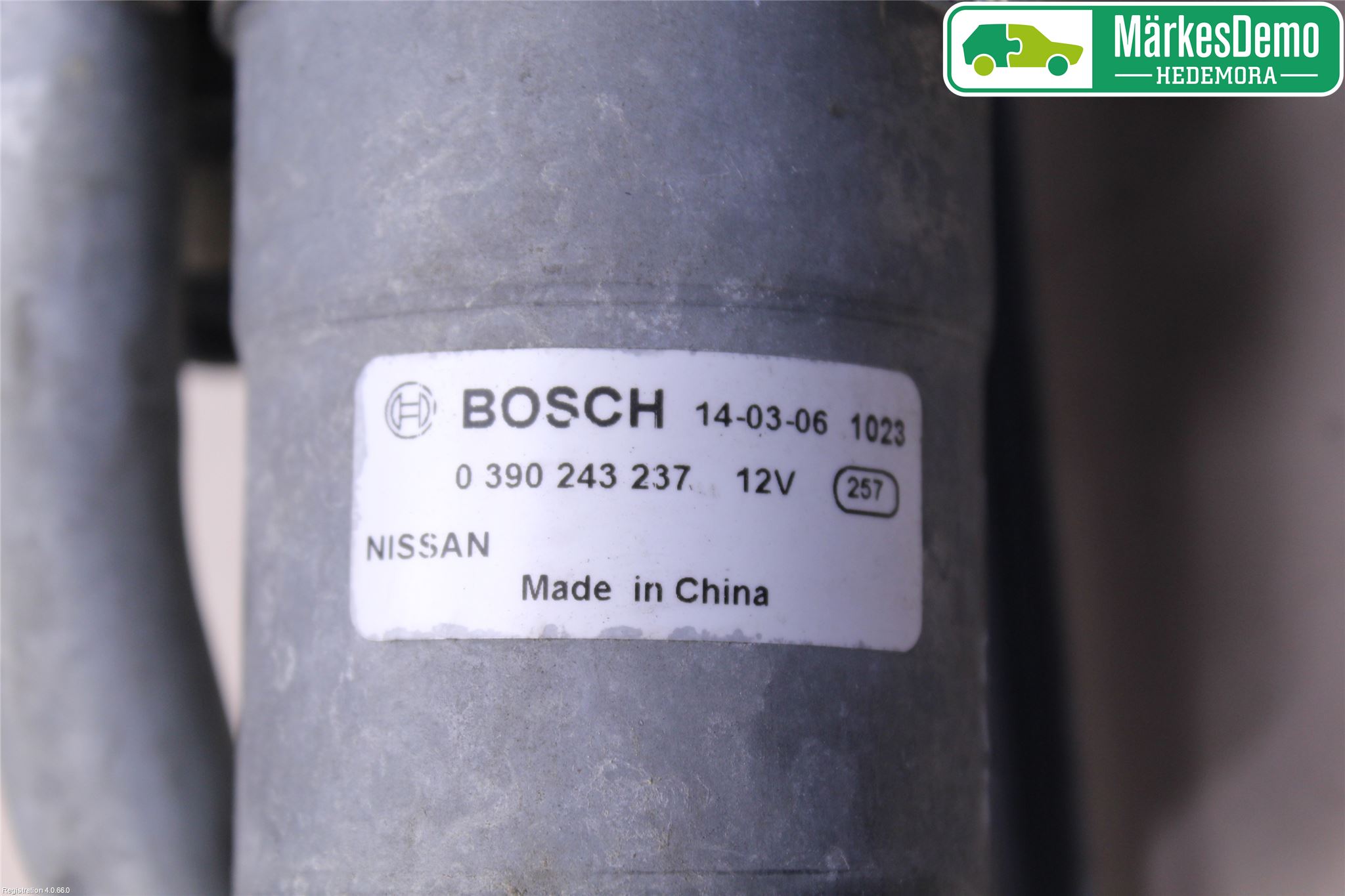 Nissan PULSAR Torkarmekanism Vindruta