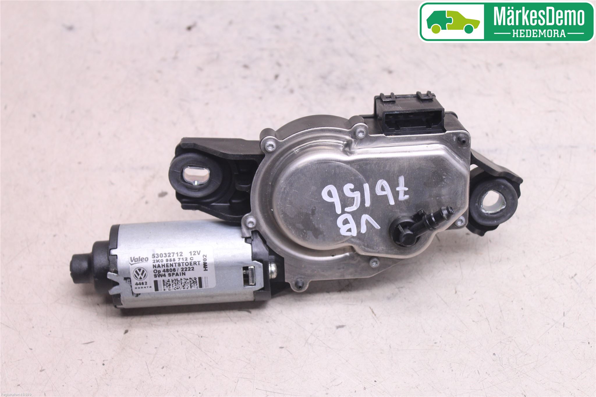Volkswagen VW CADDY 11-15 Torkarmotor Baklucka
