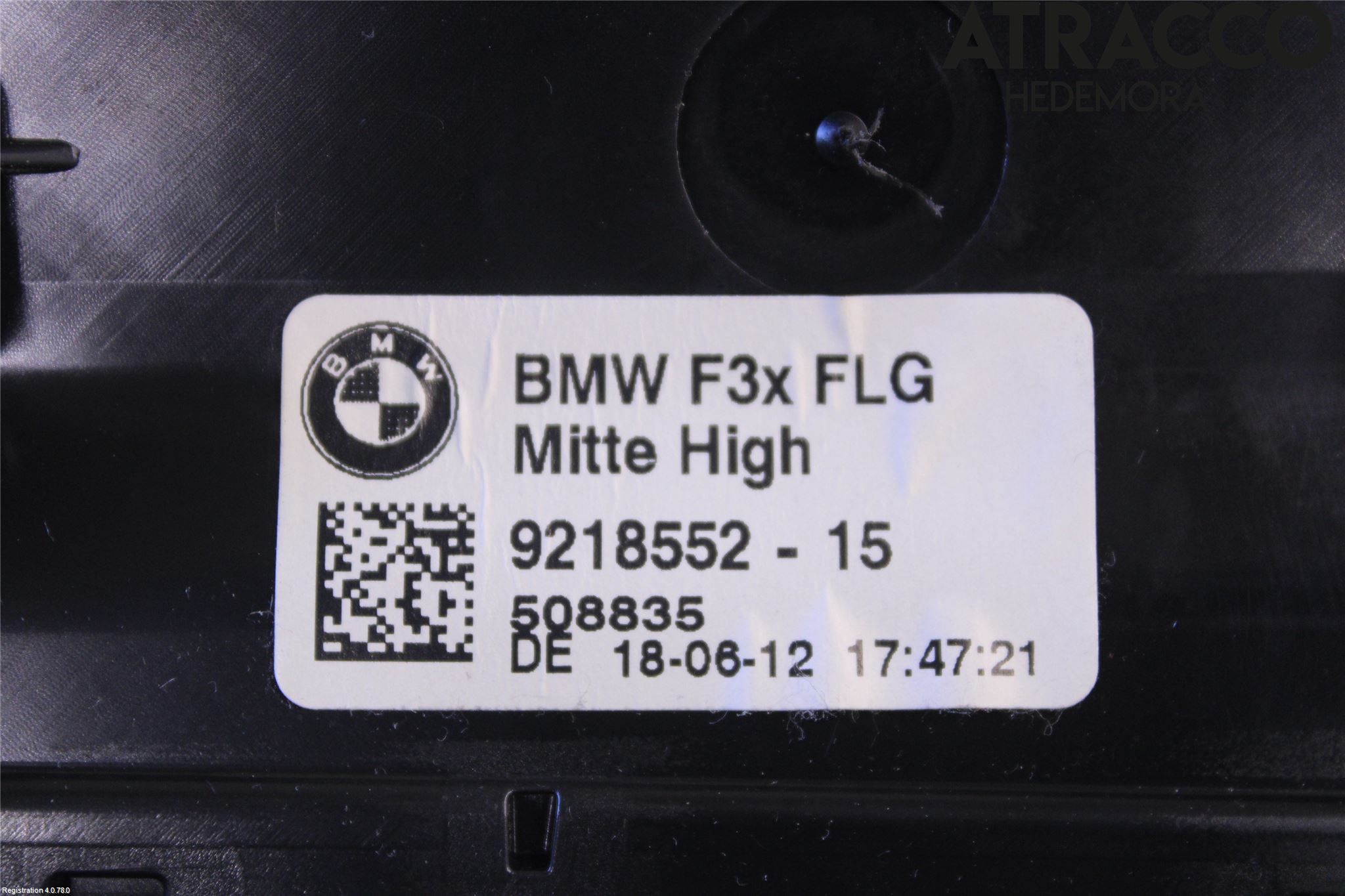 BMW 3 F30/F31/F80 12-19 Defrosterkanal-Munstycke