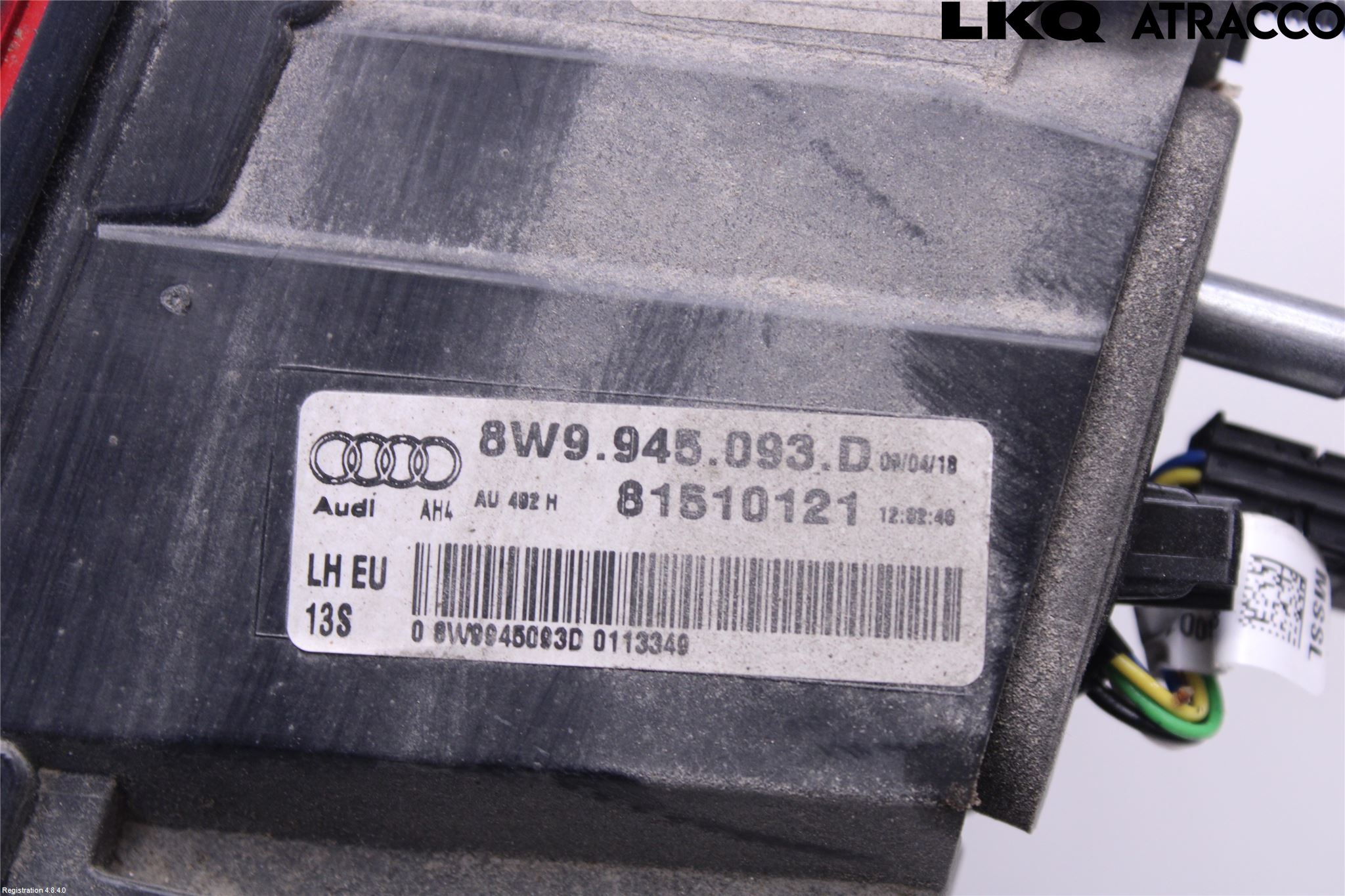 Audi A4/S4 B9 16-19 Bakljus Lucka Vä