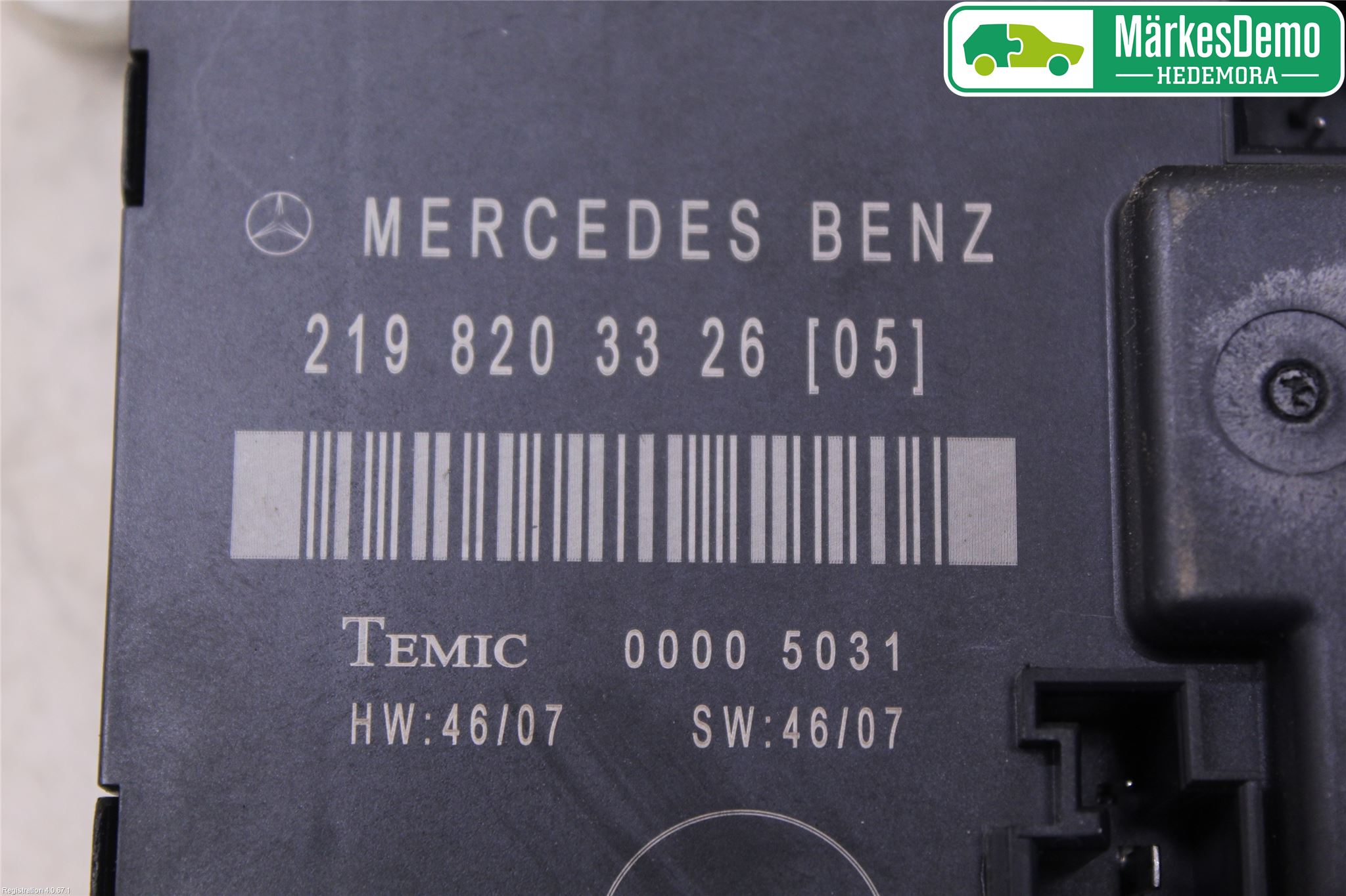 Mercedes-Benz MB CLS (C219) 03-11 Styrenhet Dörr