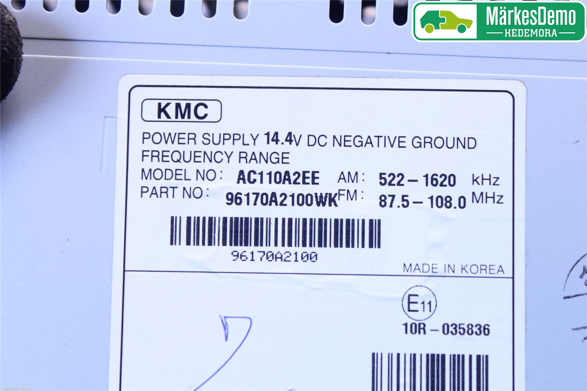 Kia CEED 12-18 Cd Radio - Multimediapanel