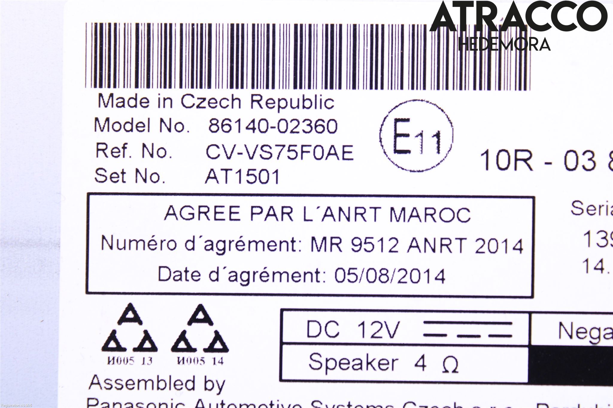 Toyota AURIS 13-19 Cd Radio - Multimediapanel
