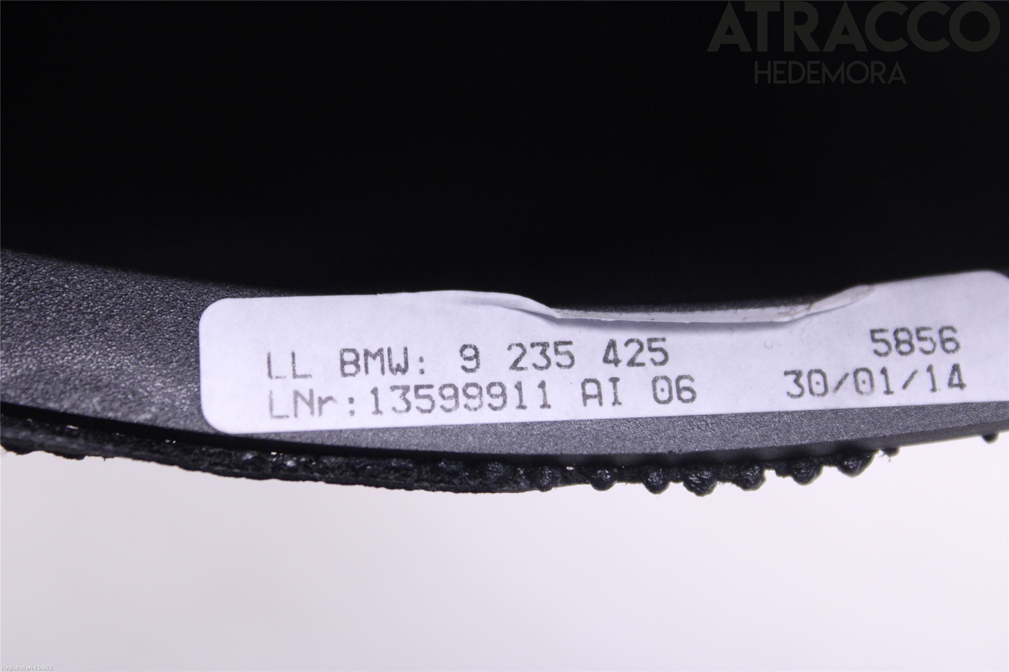 BMW 3 F30/F31/F80 12-19 Handbromsspak Damask-Skydd