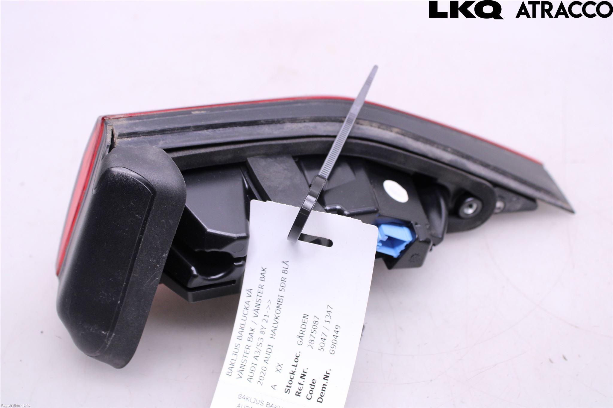 Audi A3/S3 8Y 21- Bakljus Lucka Vä