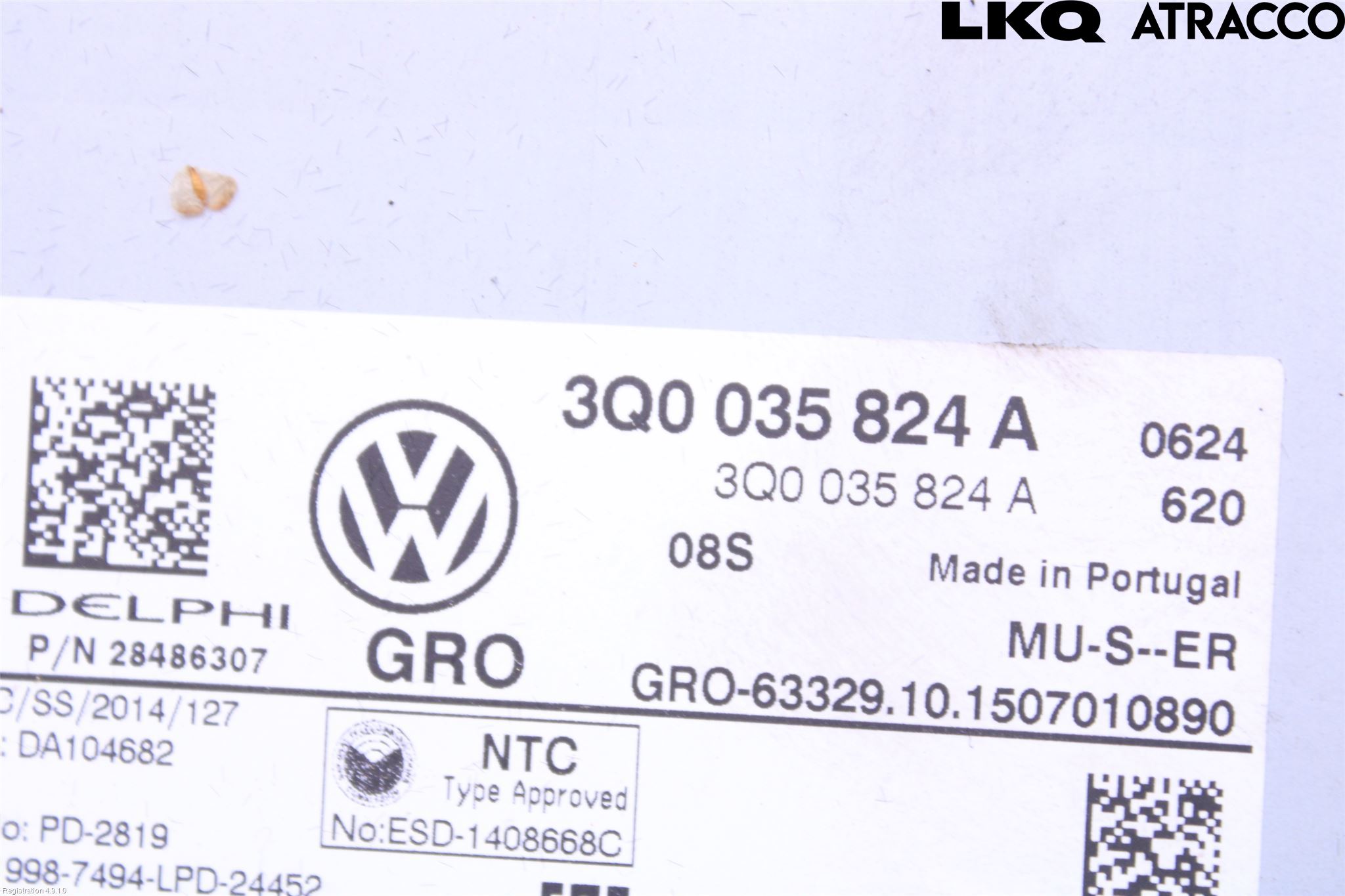 Volkswagen VW GOLF SPORTSVAN 15-20 Cd Radio - Multimediapanel