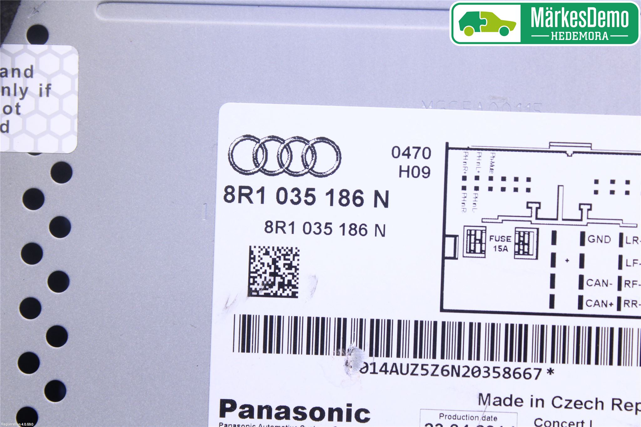 Audi Q5 09-16 Cd Radio - Multimediapanel