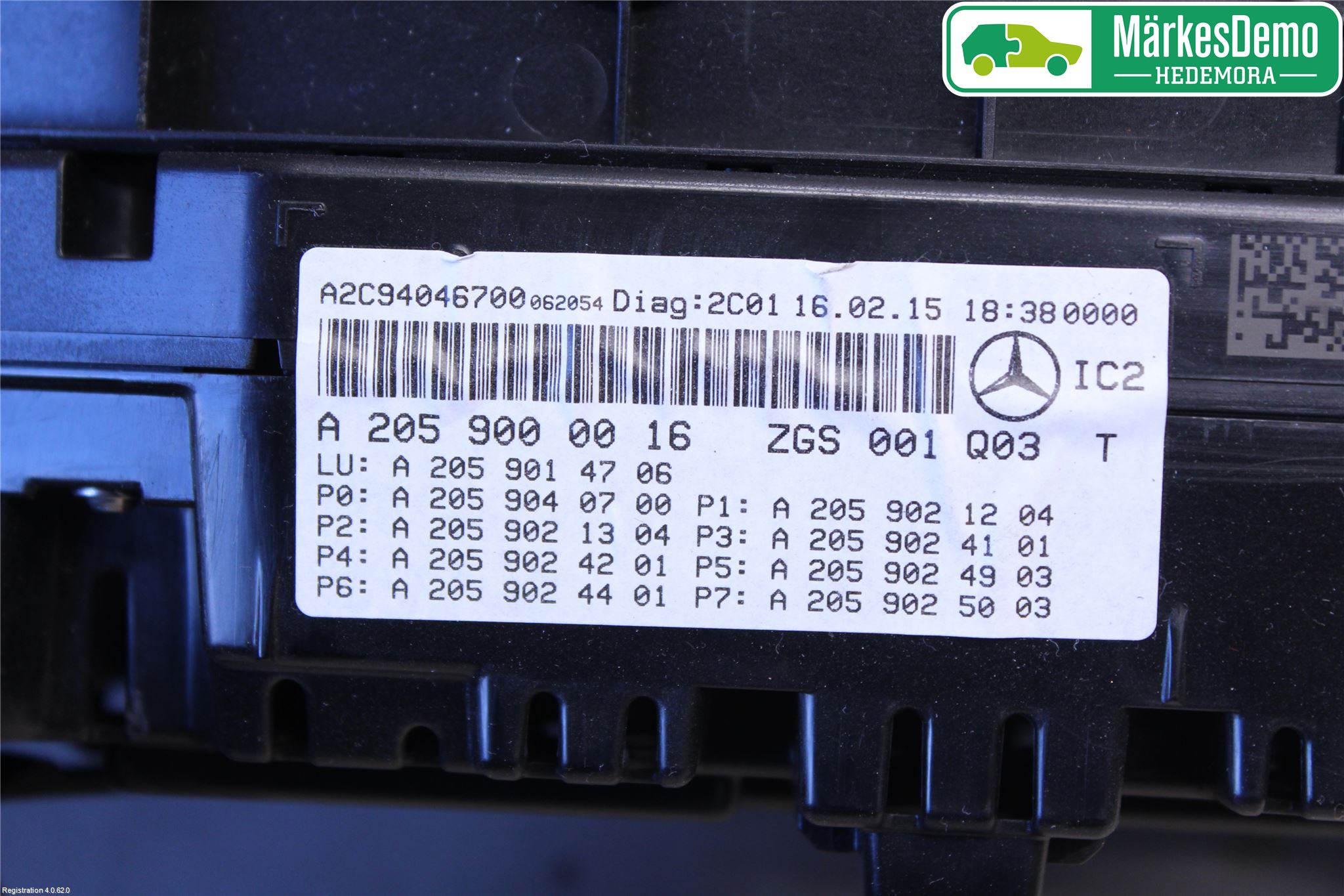 Mercedes-Benz MB C-KLASS (W205) 14-21 Instrument Komb