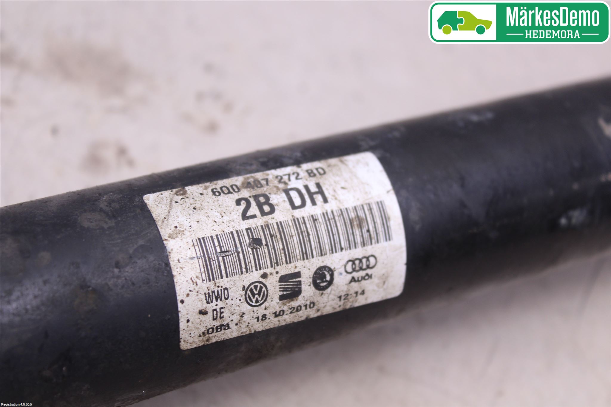 Skoda FABIA 07-14 Drivaxel Fram Höger