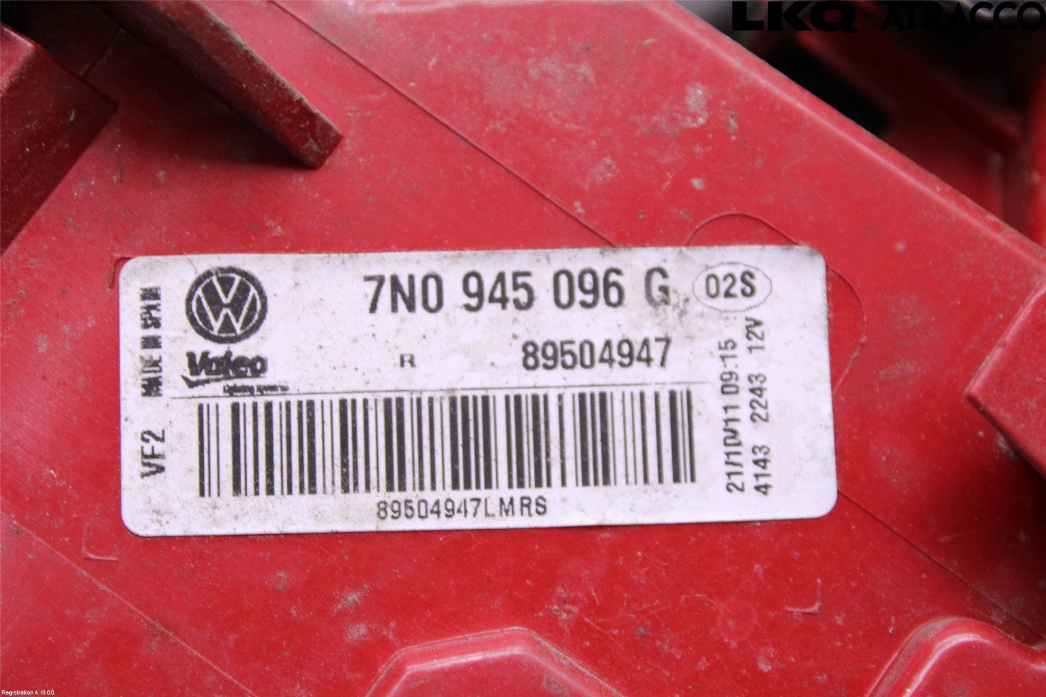 Volkswagen VW SHARAN 11- Bakljus Höger