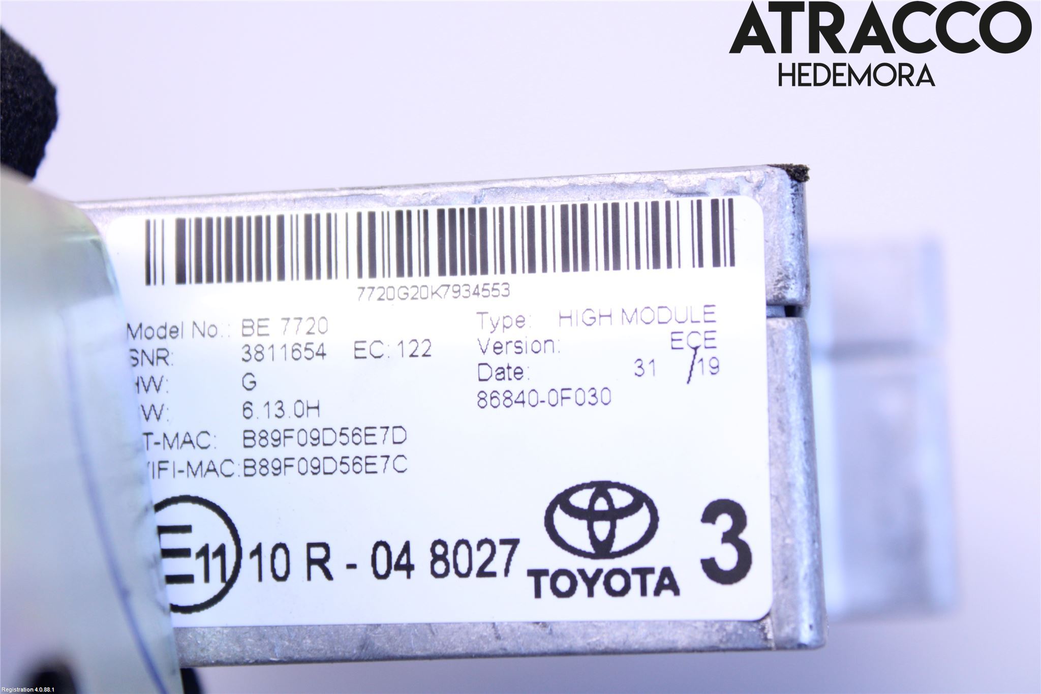 Toyota C-HR 16-23 Cd Radio - Multimediapanel