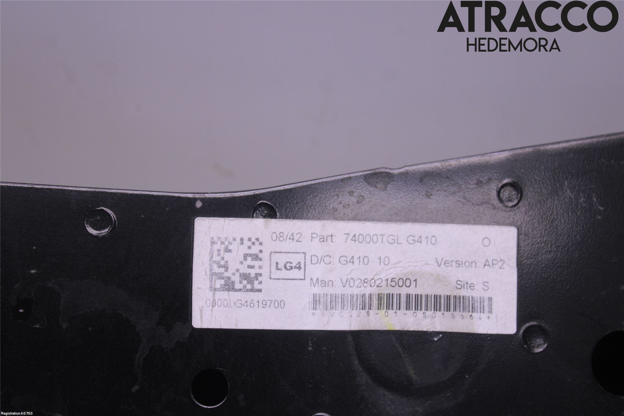 Honda CIVIC 17-22 Frontplåt Övre