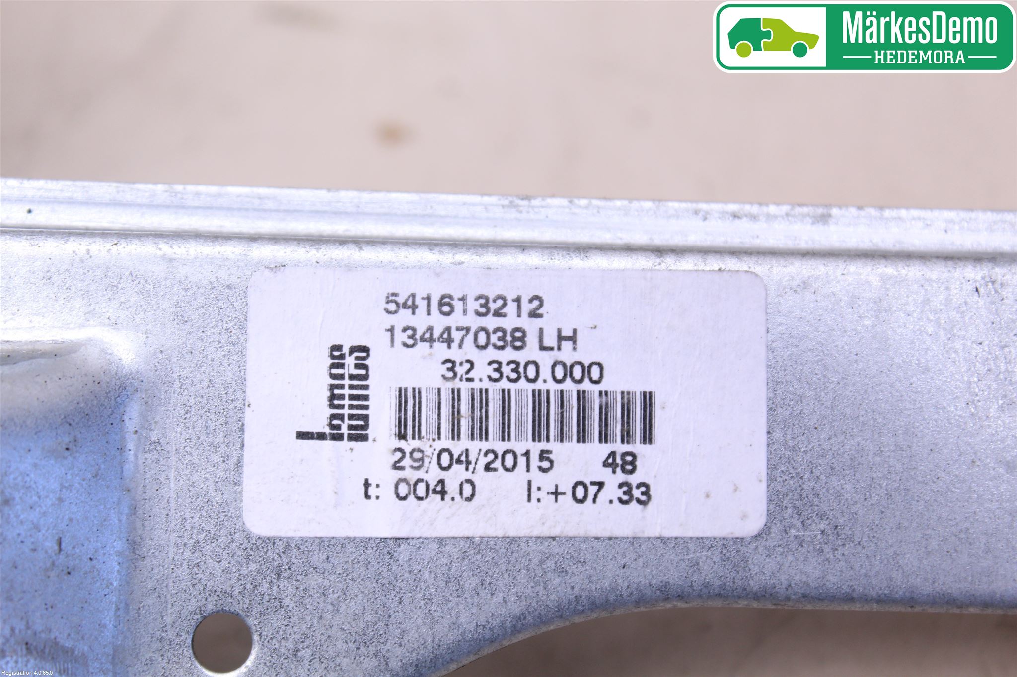 Opel CORSA E 15-19 Fönsterhiss El Kompl