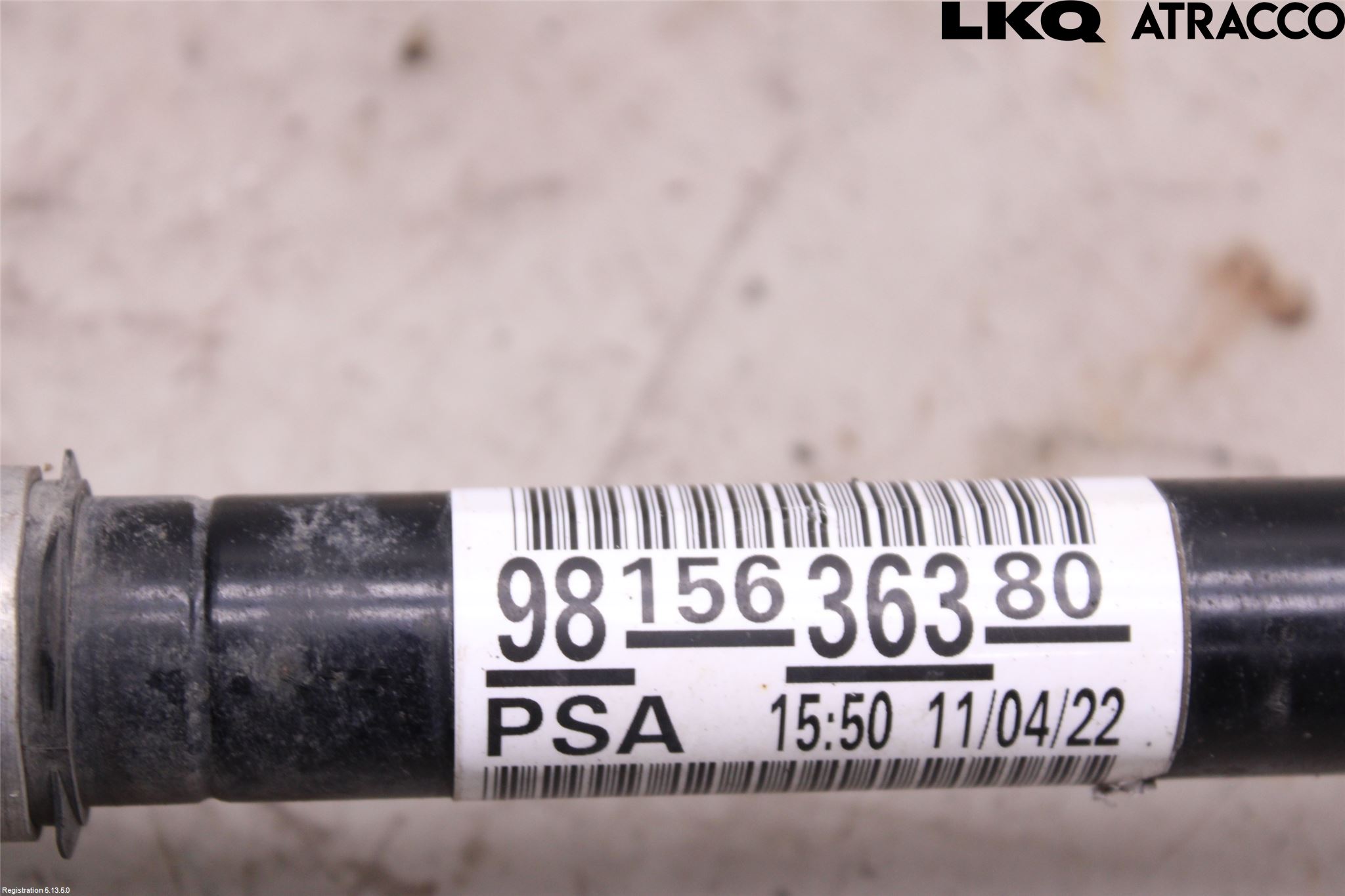 Peugeot PARTNER/E-PARTNER 19- Drivaxel Fram Vänster