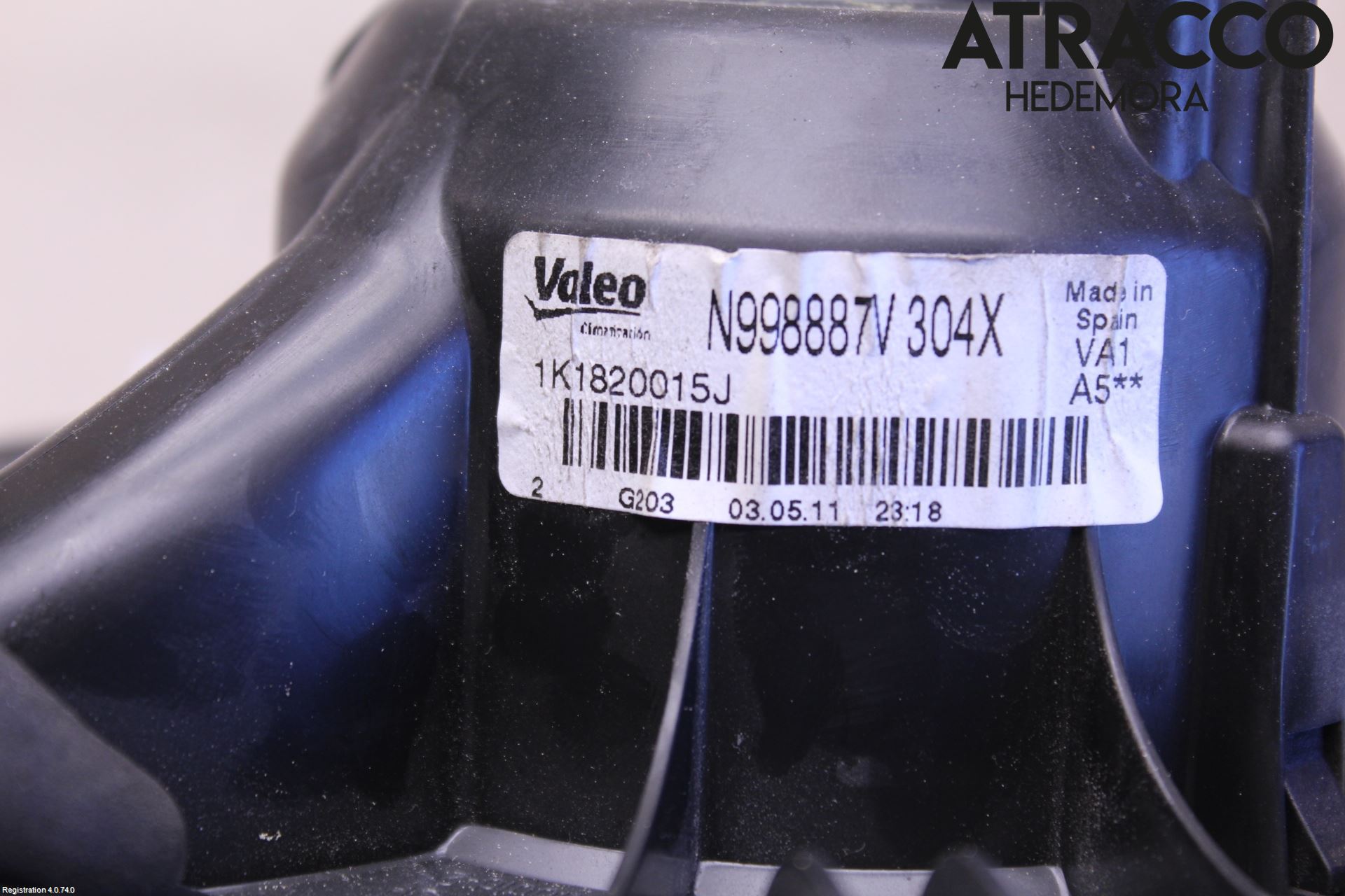 Volkswagen VW SHARAN 11- Ac Värmefläkt
