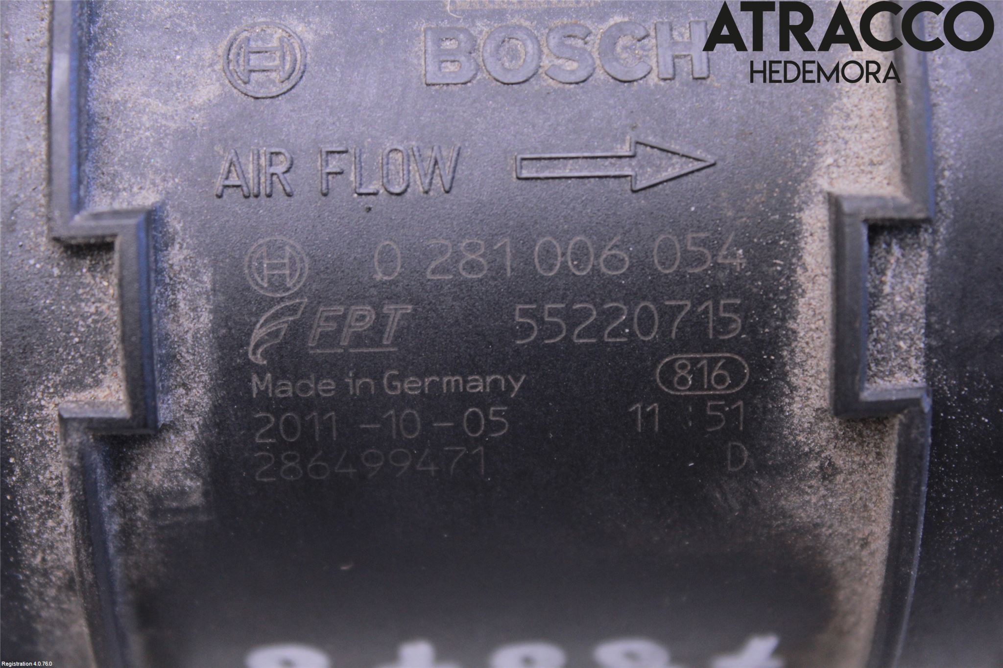 Citroen NEMO Injluftmassamätare