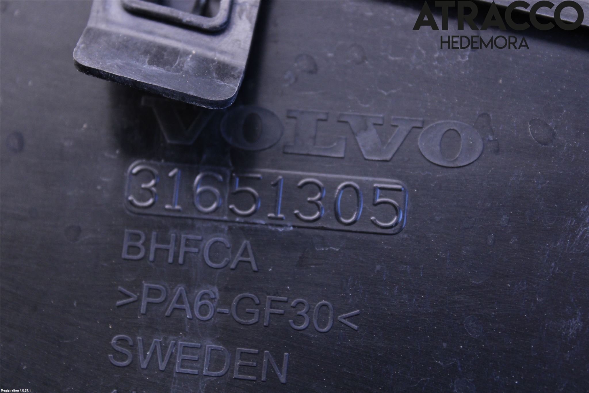 Volvo V90 17->> Deflektor Plåt-Plast Kylning