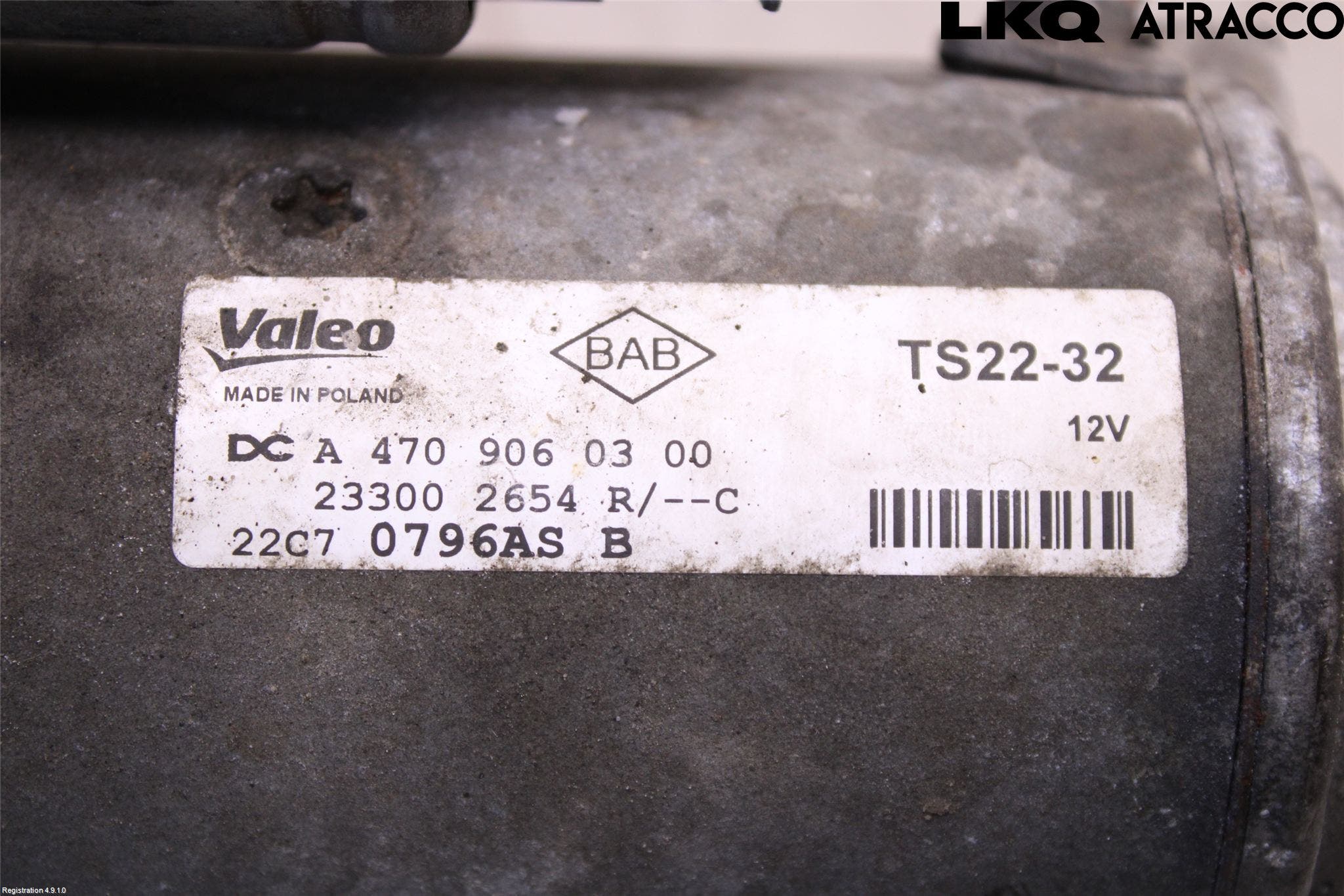 Nissan NAVARA, TREK-1 17-21 Startmotor Diesel