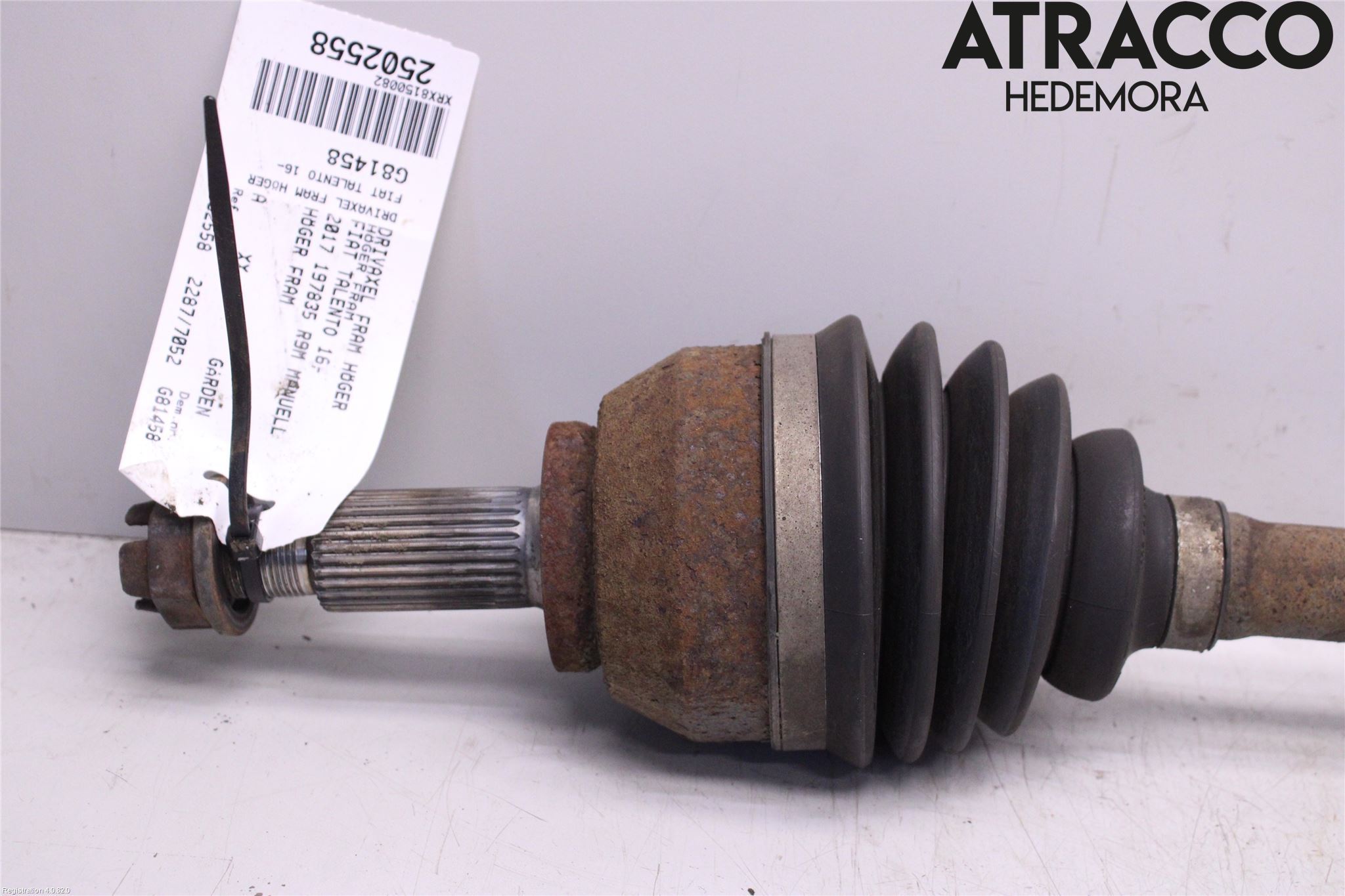 Fiat TALENTO 16- Drivaxel Fram Höger