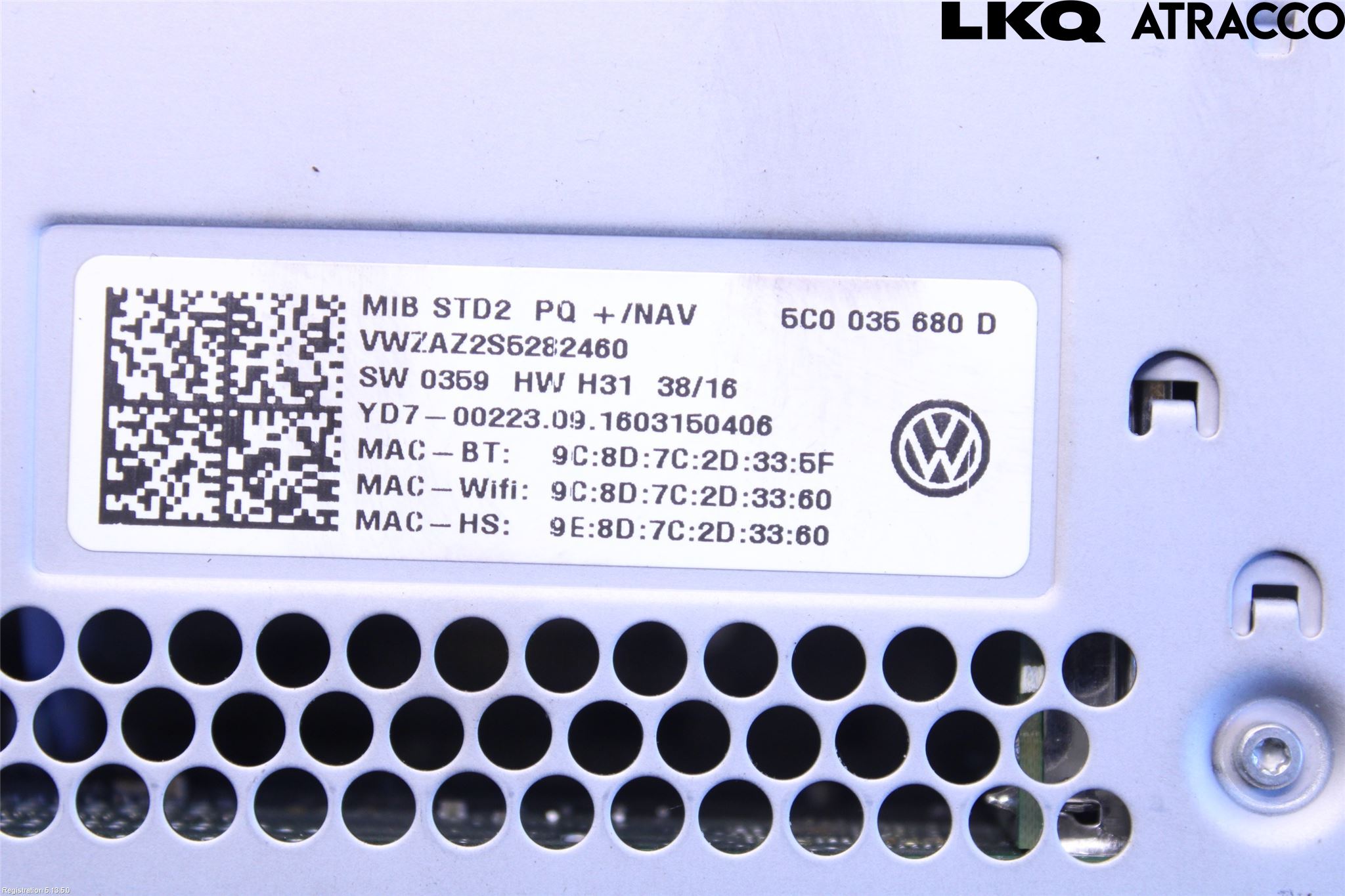 Volkswagen VW TRANSP/CARAVELLE (T6) 16-22 Cd Radio - Multimediapanel
