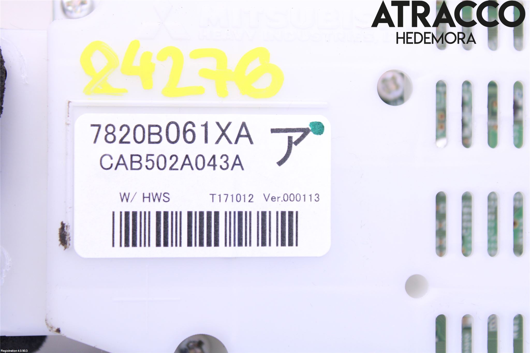 Mitsubishi OUTLANDER 13-21 Ac Styrenhet Ac Manöveren