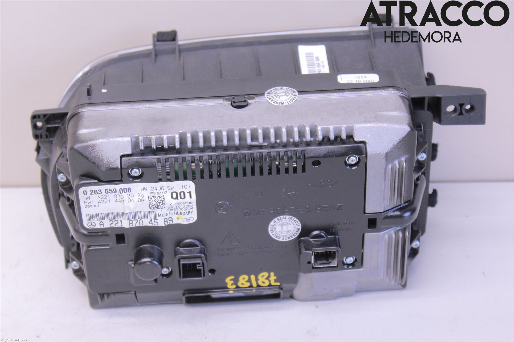 Mercedes-Benz MB S-KLASS (W221) 05-13 Cd Radio - Multimediapanel