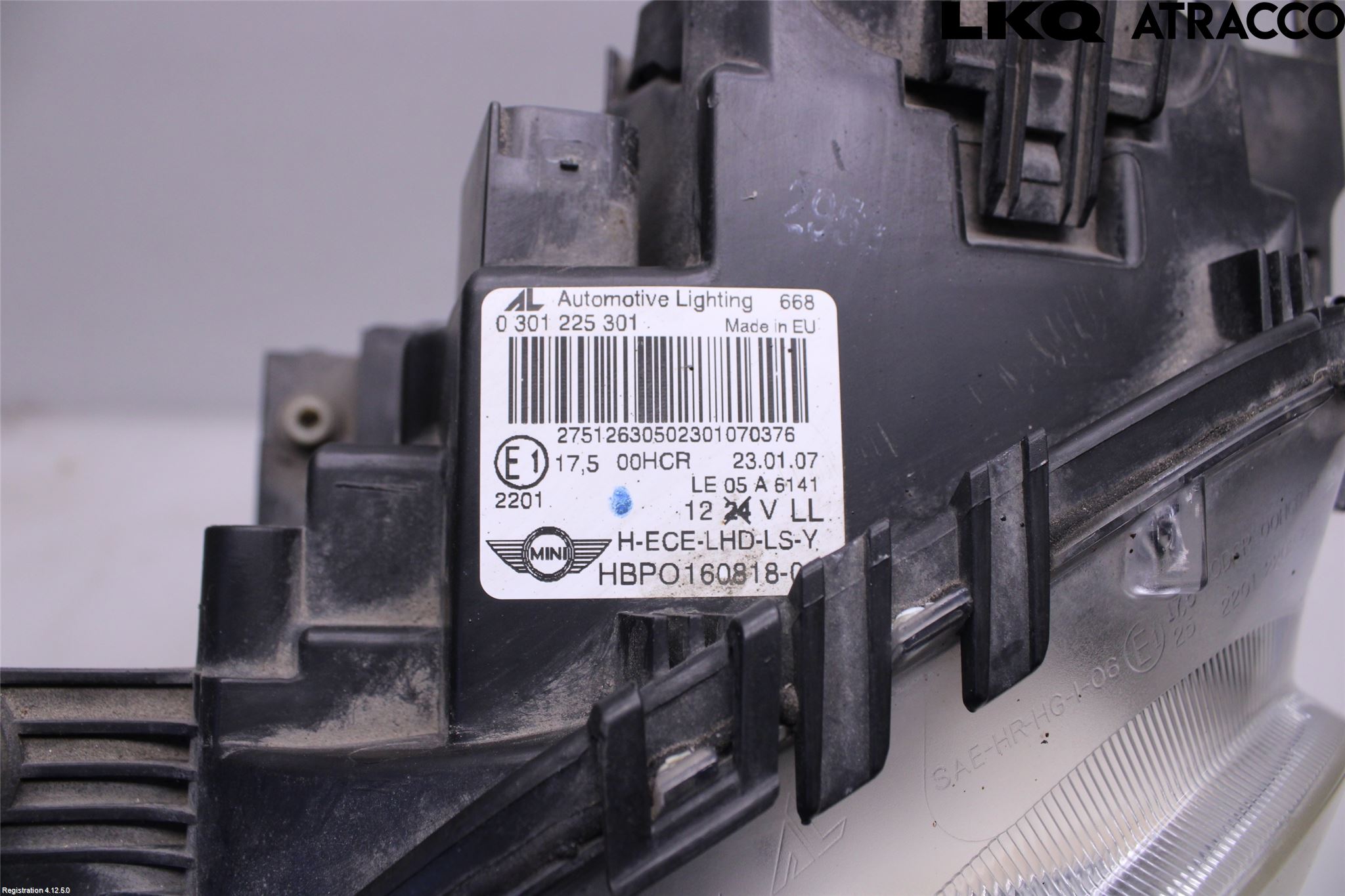 Mini COUPE R56 05-14 Strålkastare Vänster