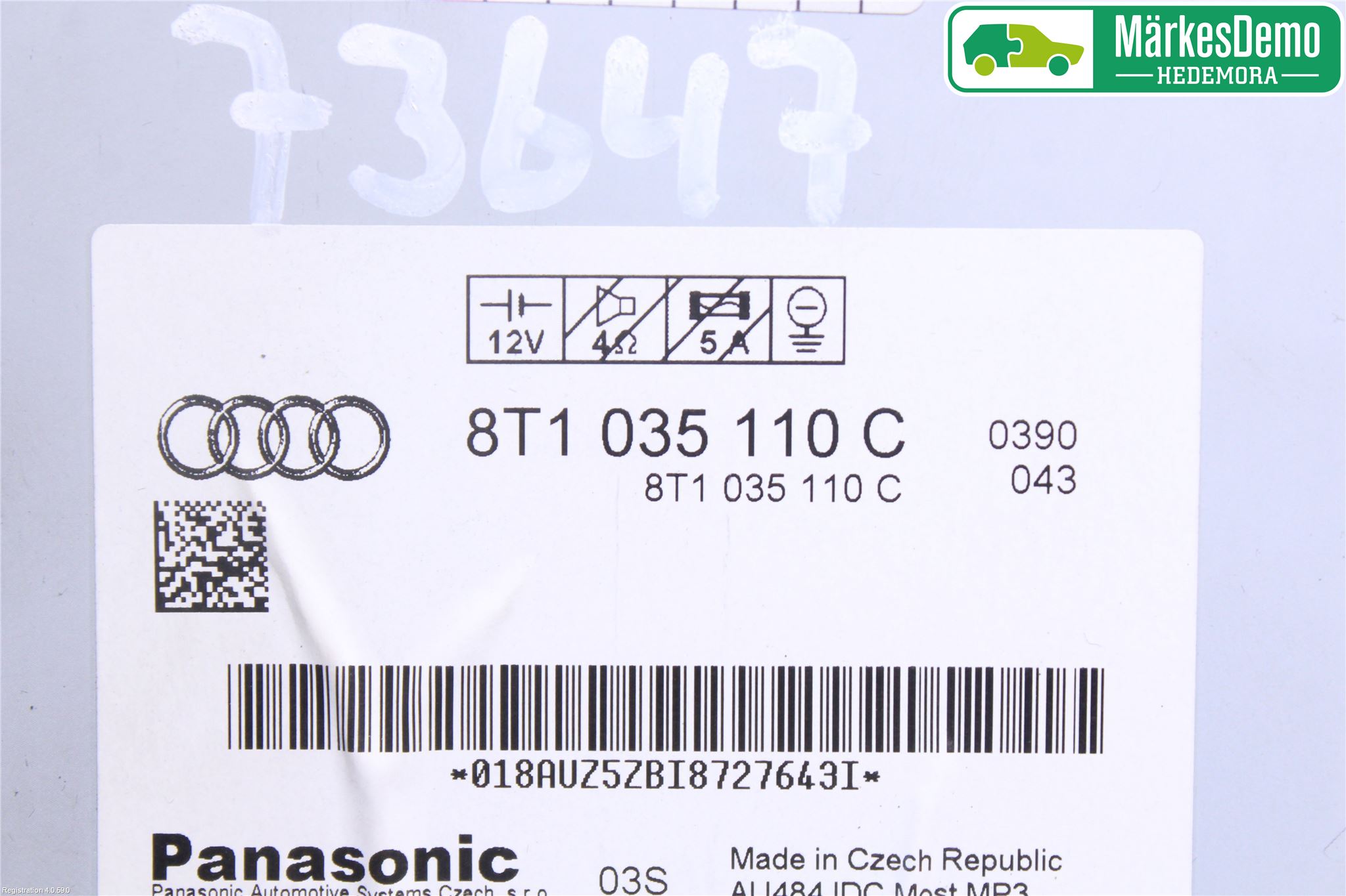 Audi A4/S4 08-11 Cd Växlare