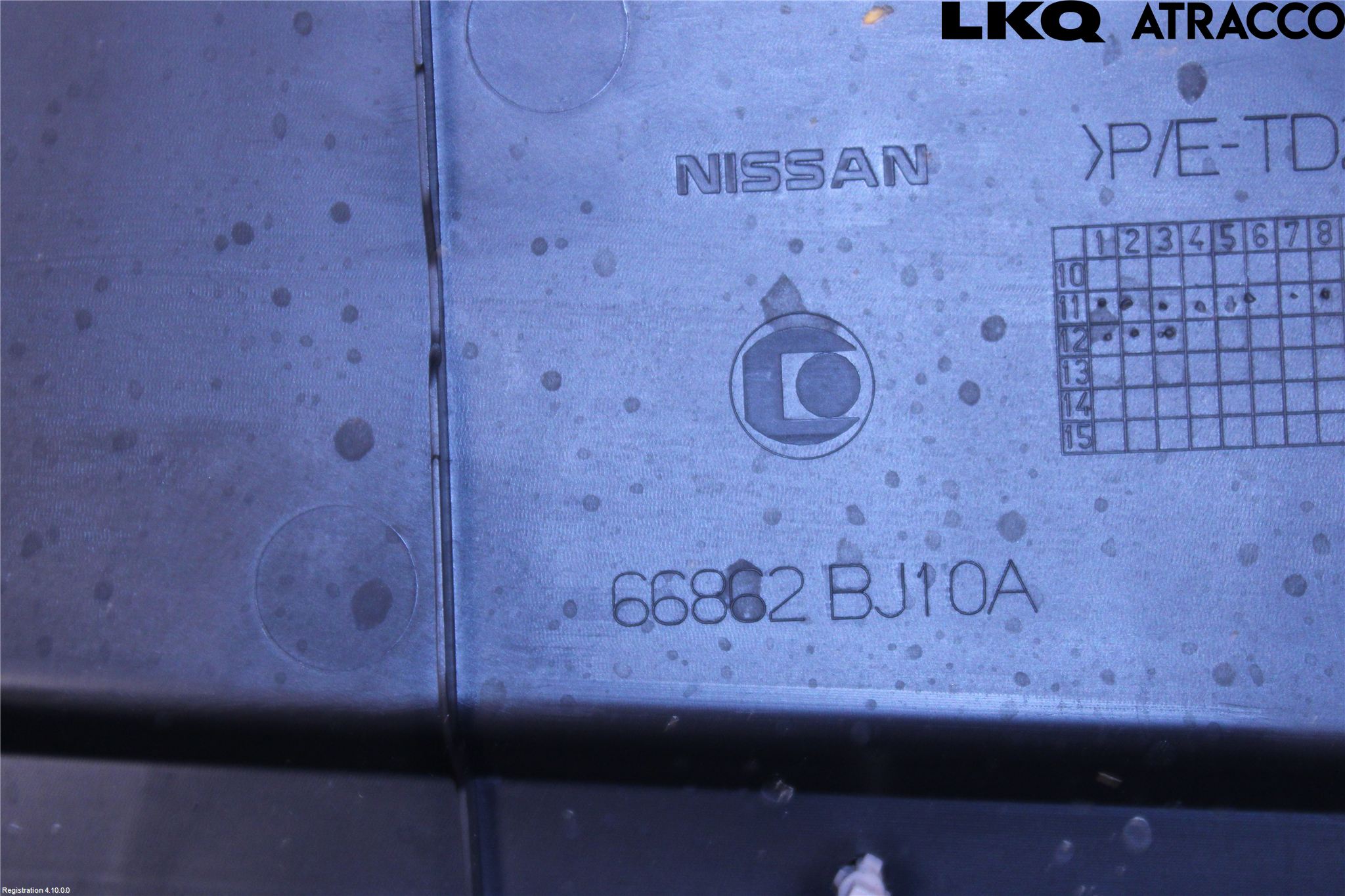 Nissan NV200/NV200 COMBI Torpedplåt-Torpedplast