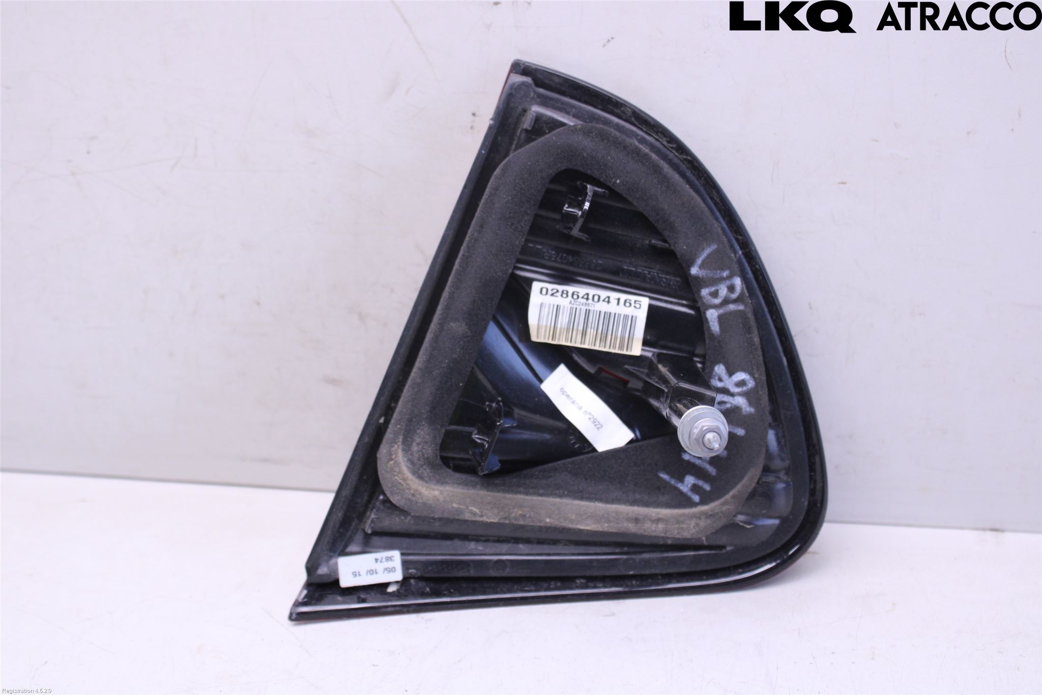 Renault CAPTUR 13-19 Bakljus Lucka Vä