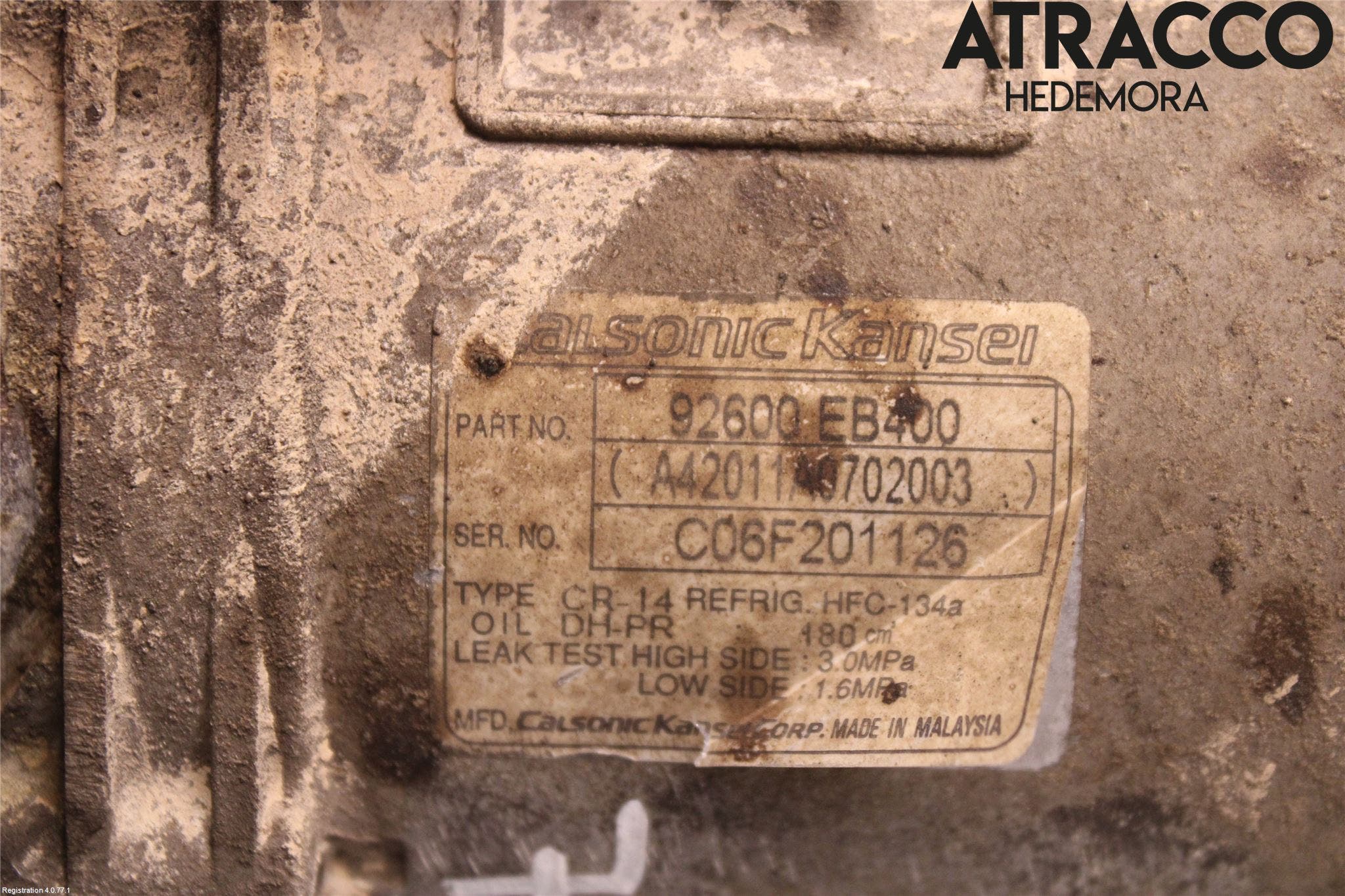 Nissan NAVARA 05-16 Ac Kompressor