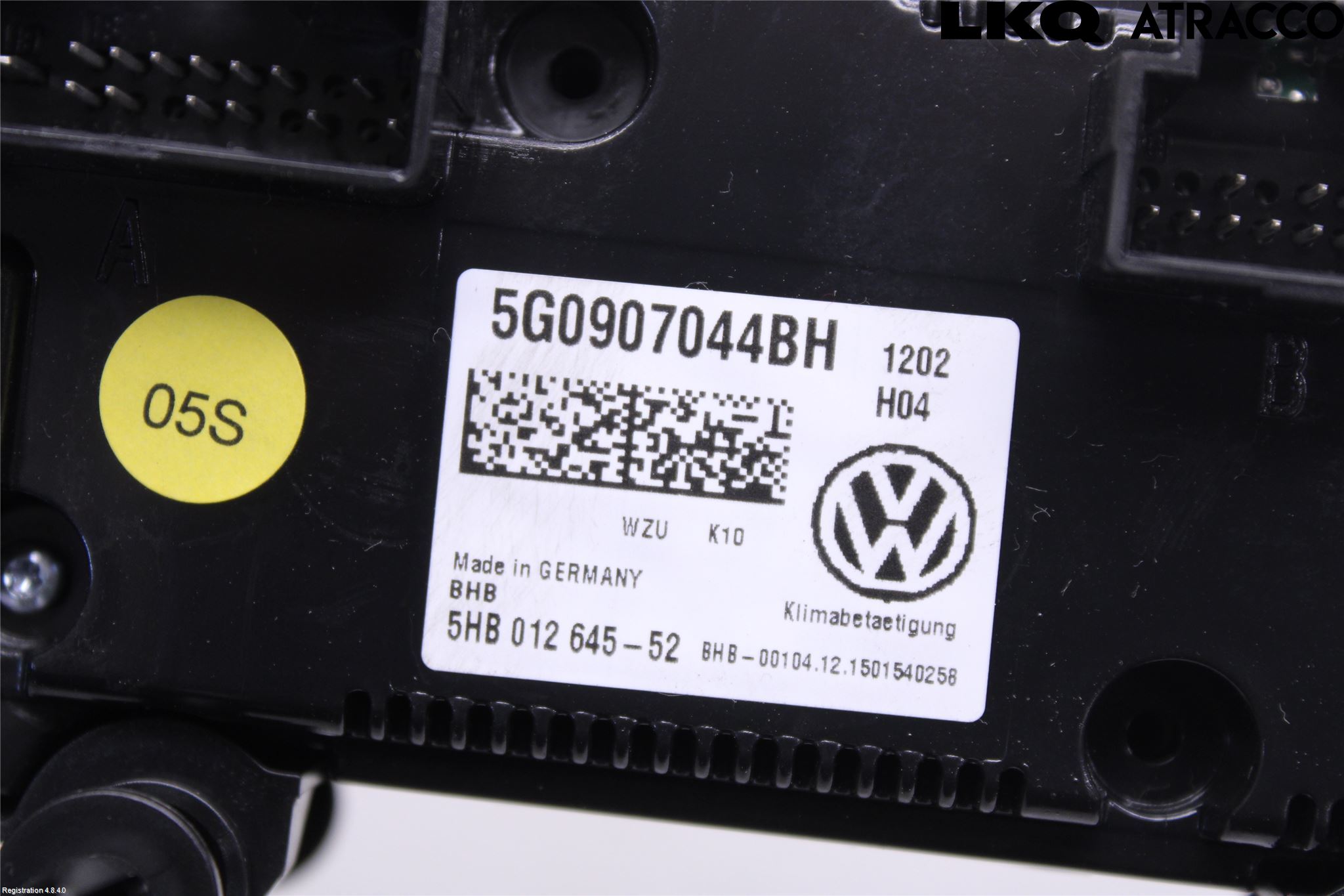 Volkswagen VW PASSAT 15-19 Ac Styrenhet Ac Manöveren