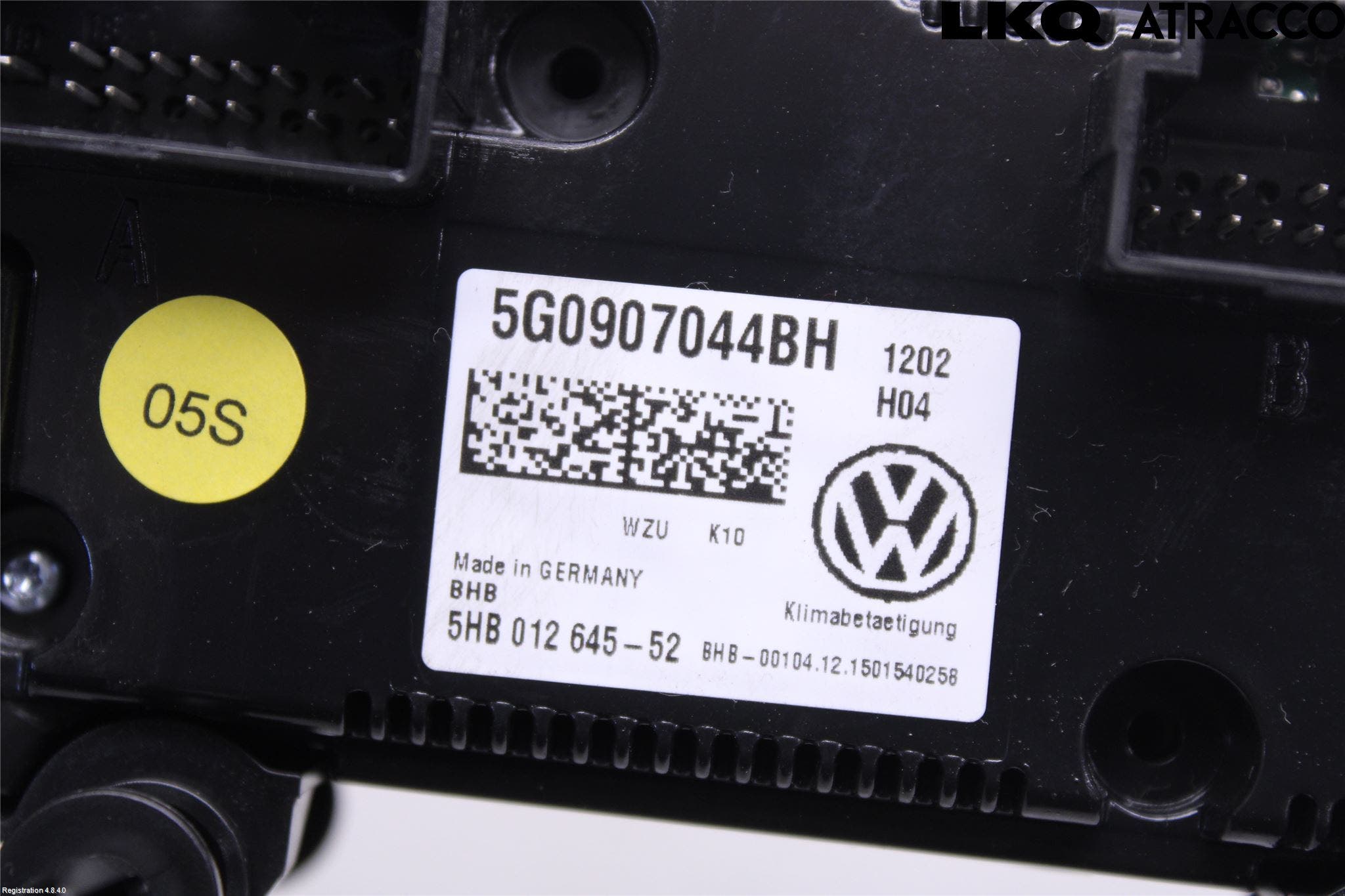 Volkswagen VW PASSAT 15-19 Ac Styrenhet Ac Manöveren