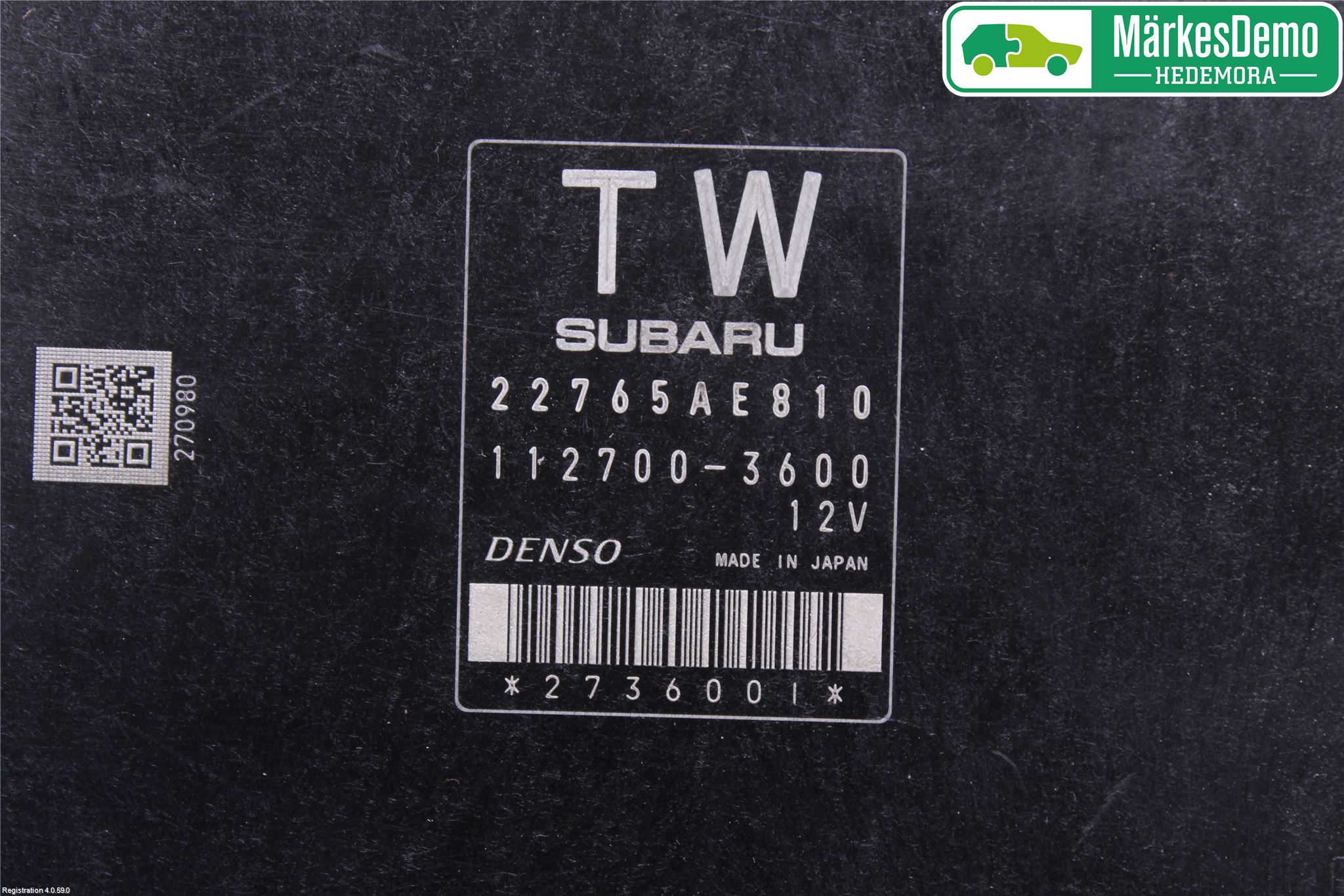 Subaru XV 12-17 Styrenhet Övrigt