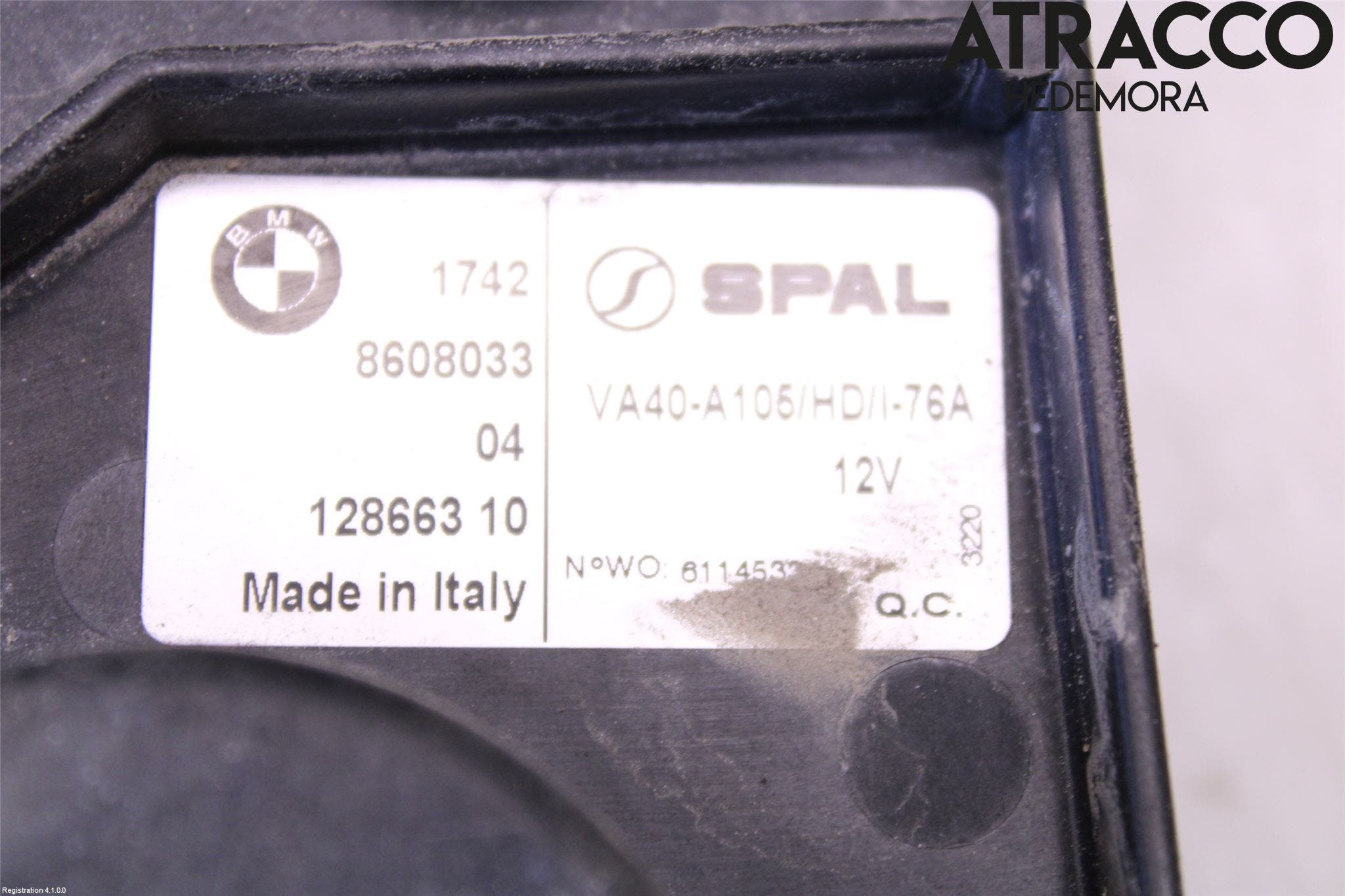 BMW i3 I01 13-22 Kylfläkt El